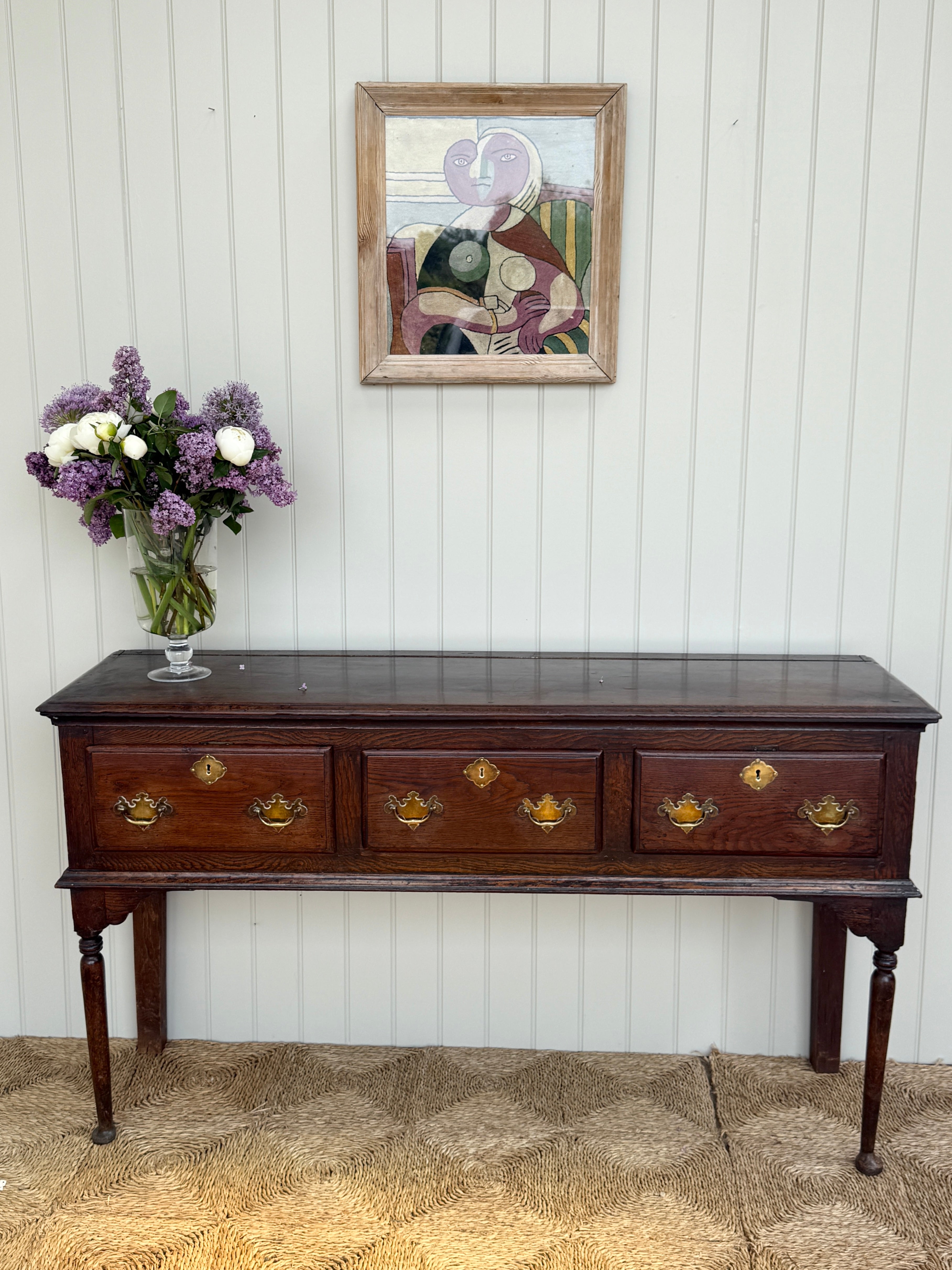 18th Century Oak Dresser Base