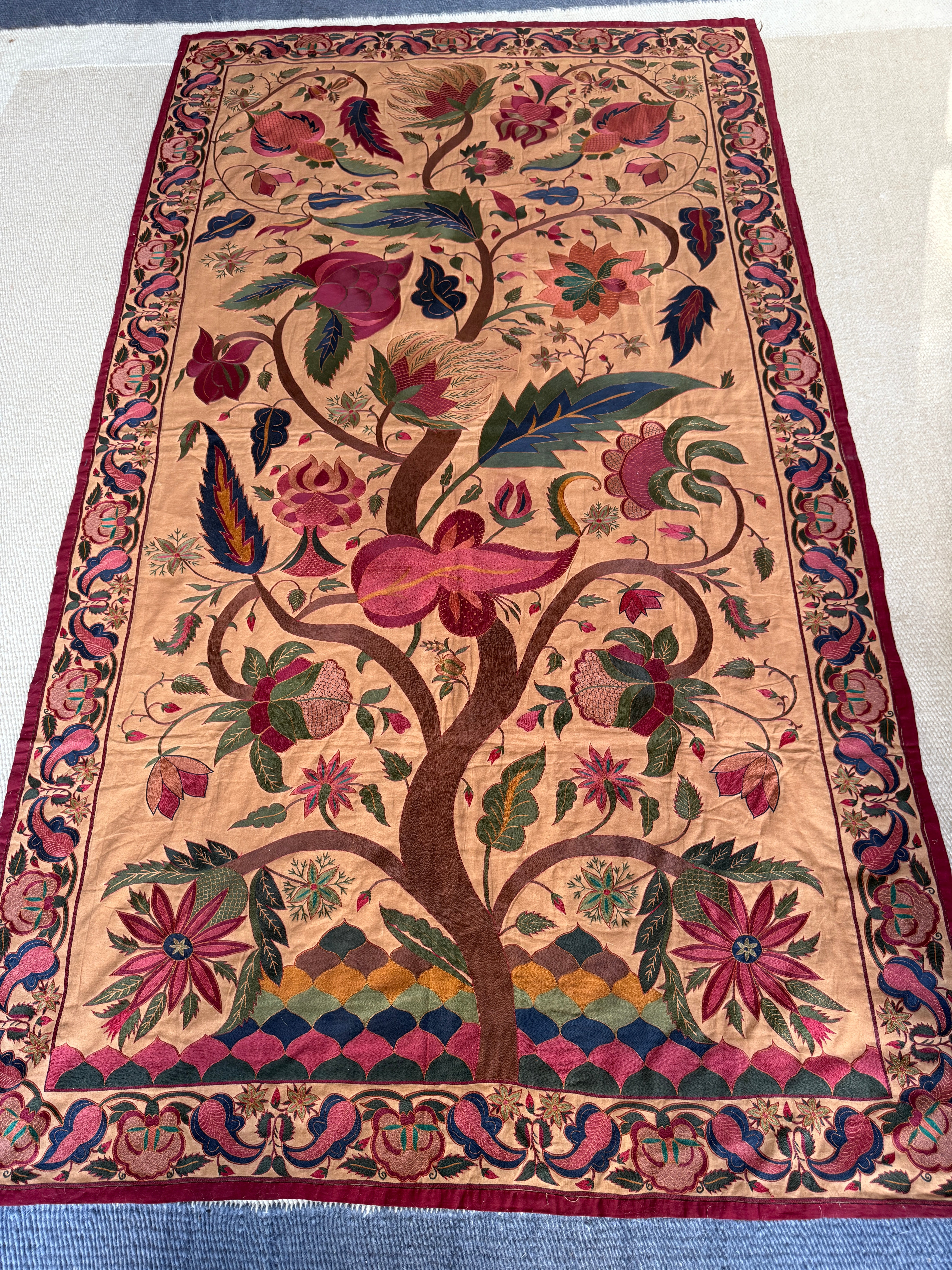 Incredible Tree of Life Embroidery Wall hanging