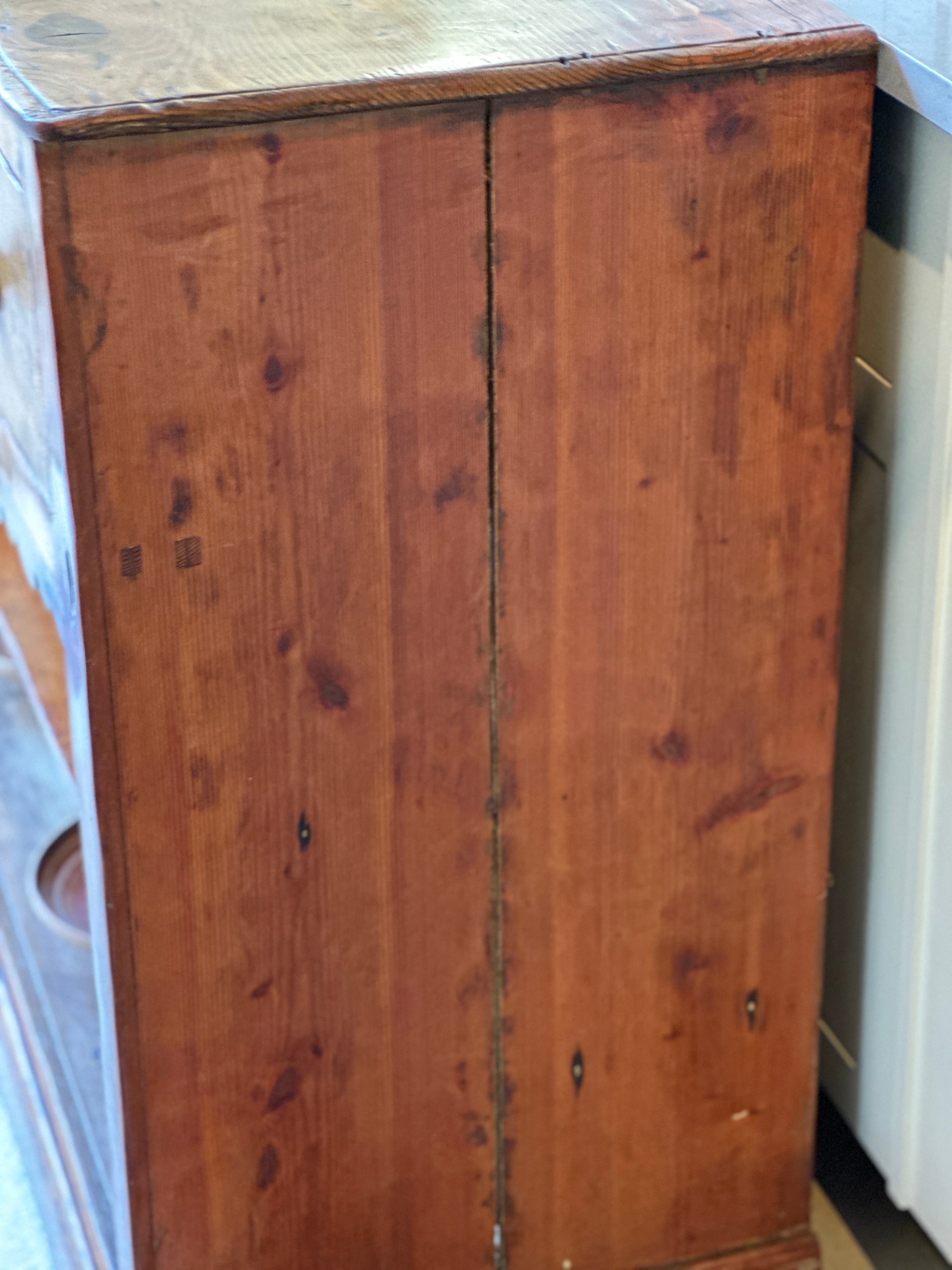 Large Vintage Pine Sideboard with deep drawers