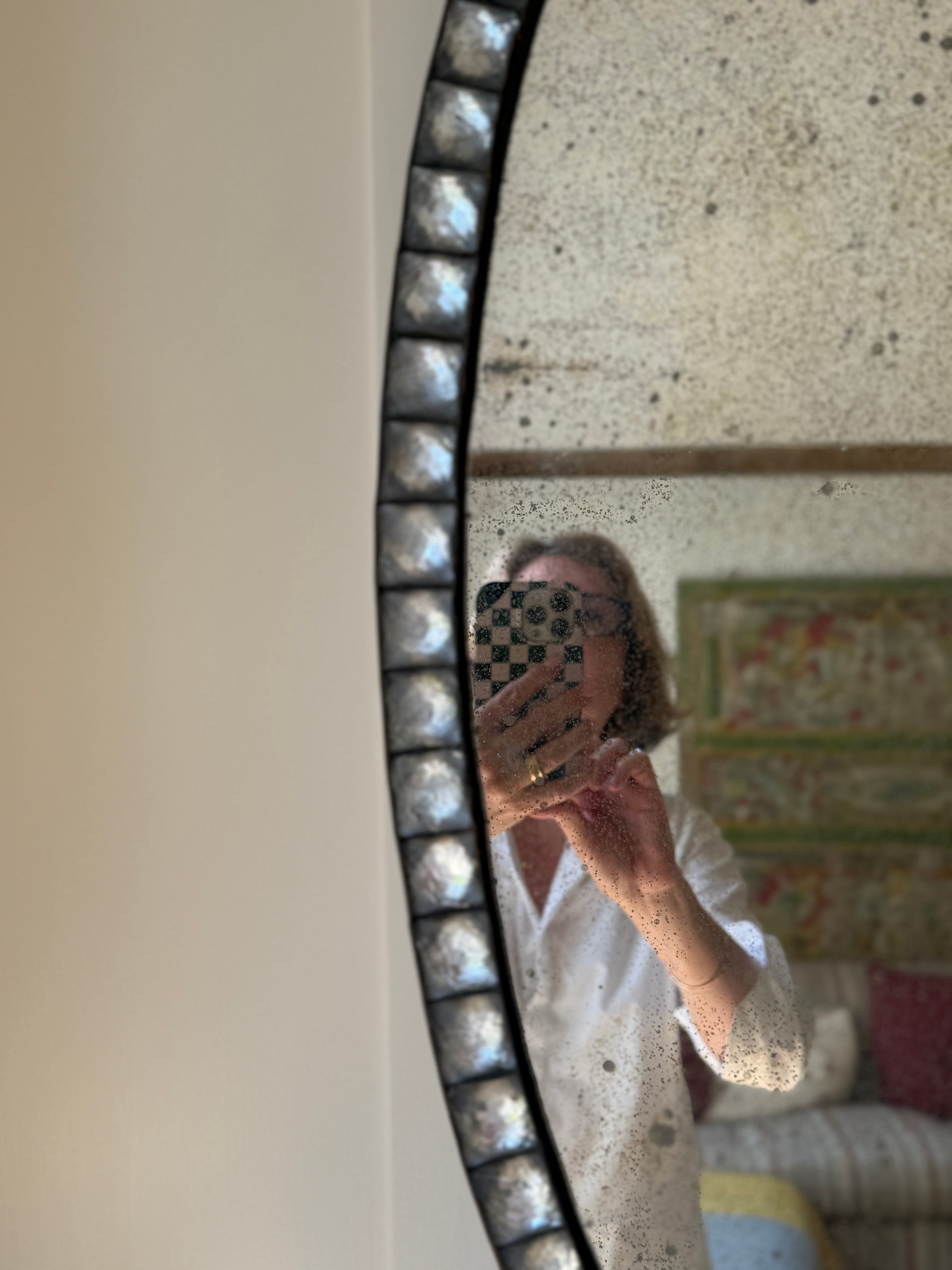 Large Oval Mirror in the Irish Georgian Manner