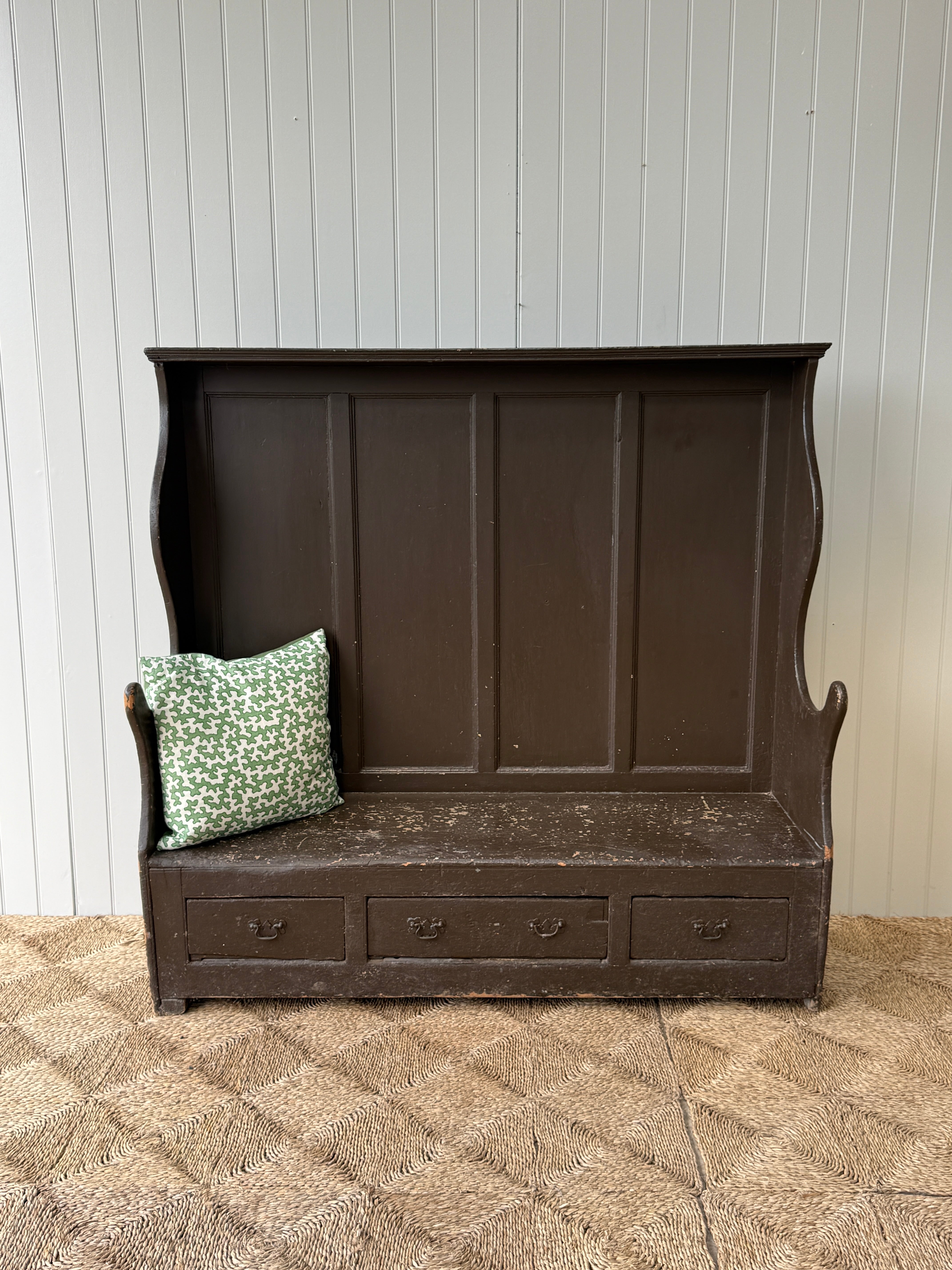Early 19th Century West Country Settle