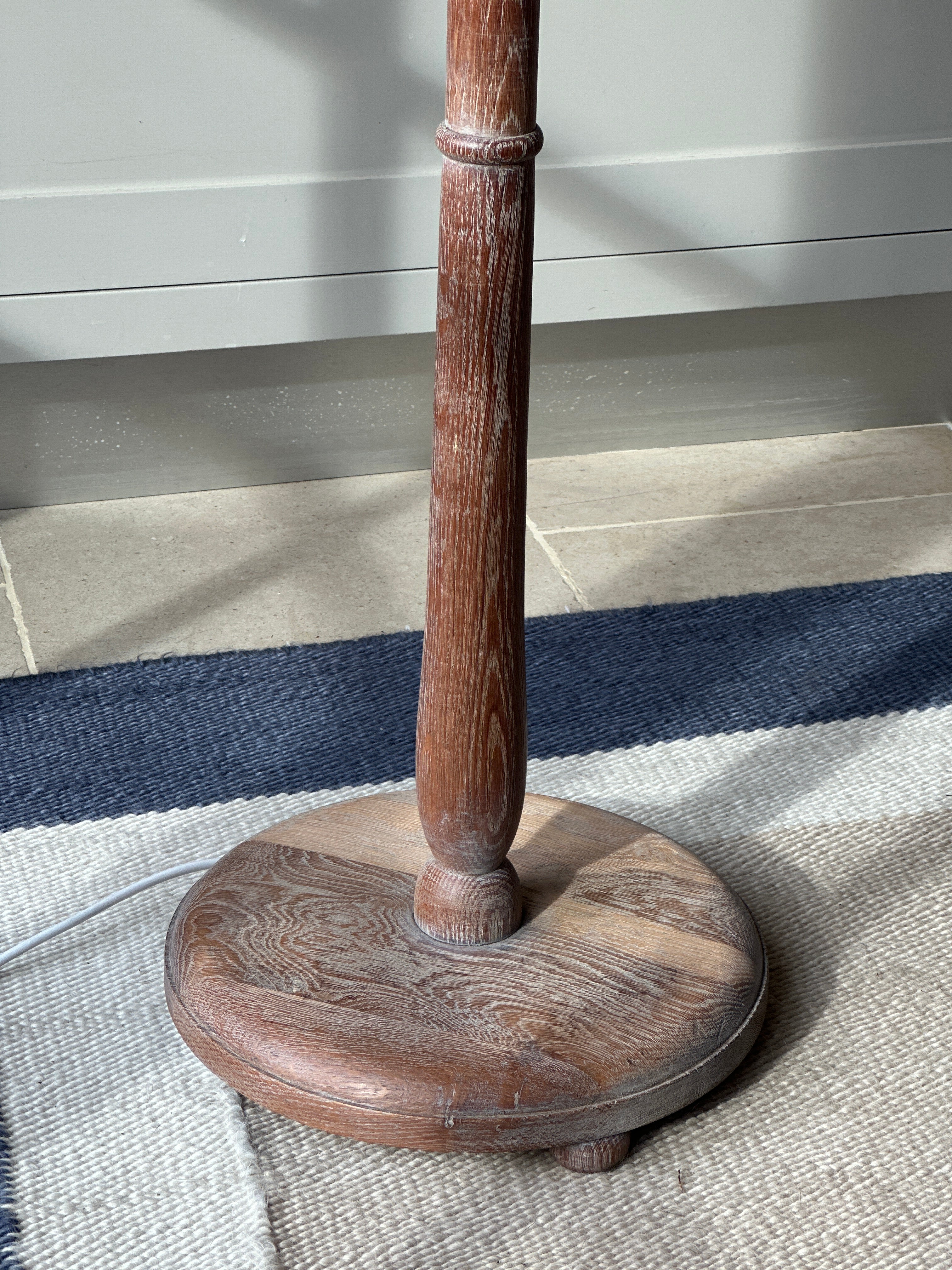 Limed Oak Standard lamp