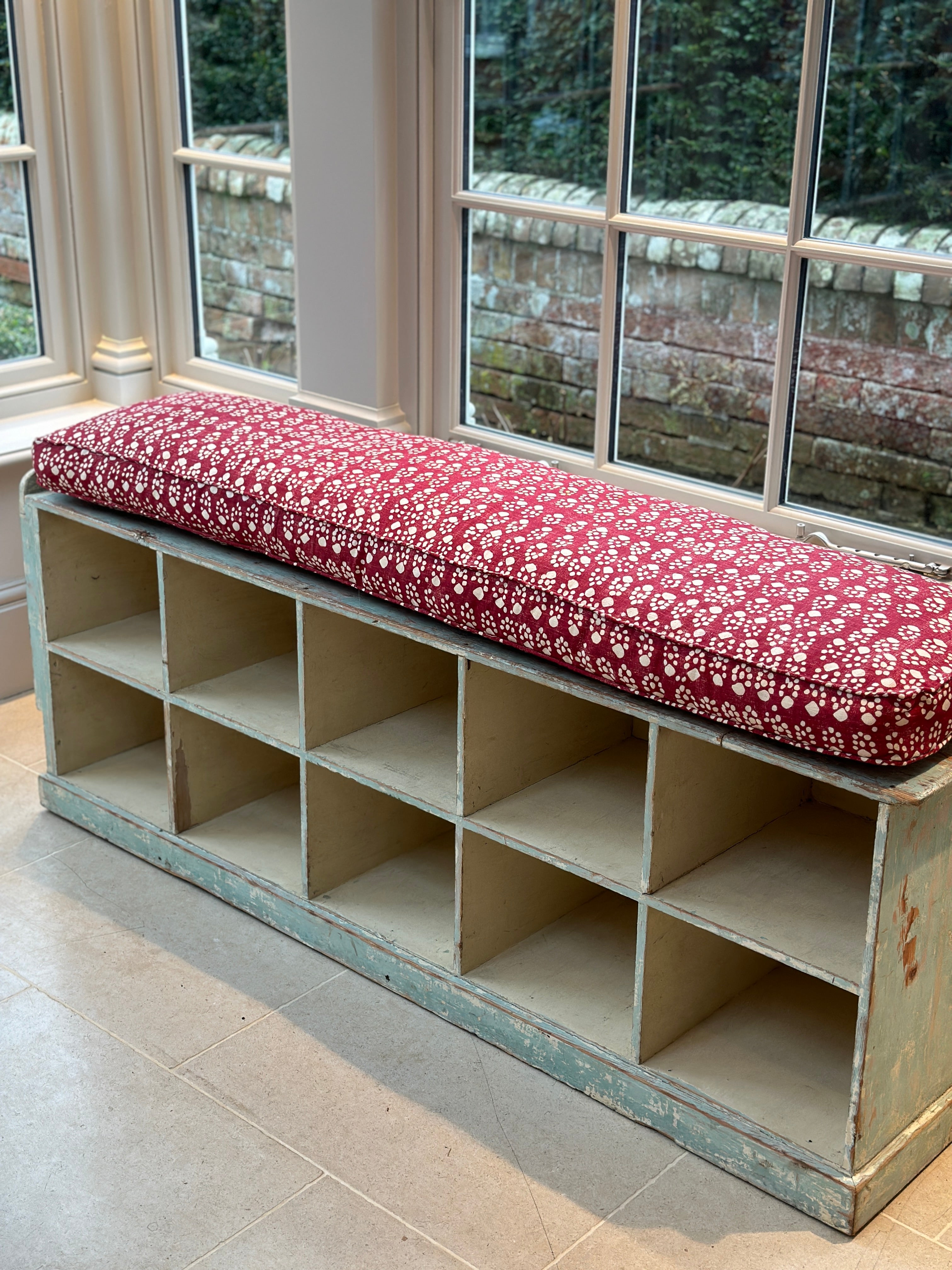 Painted Boot room Bench