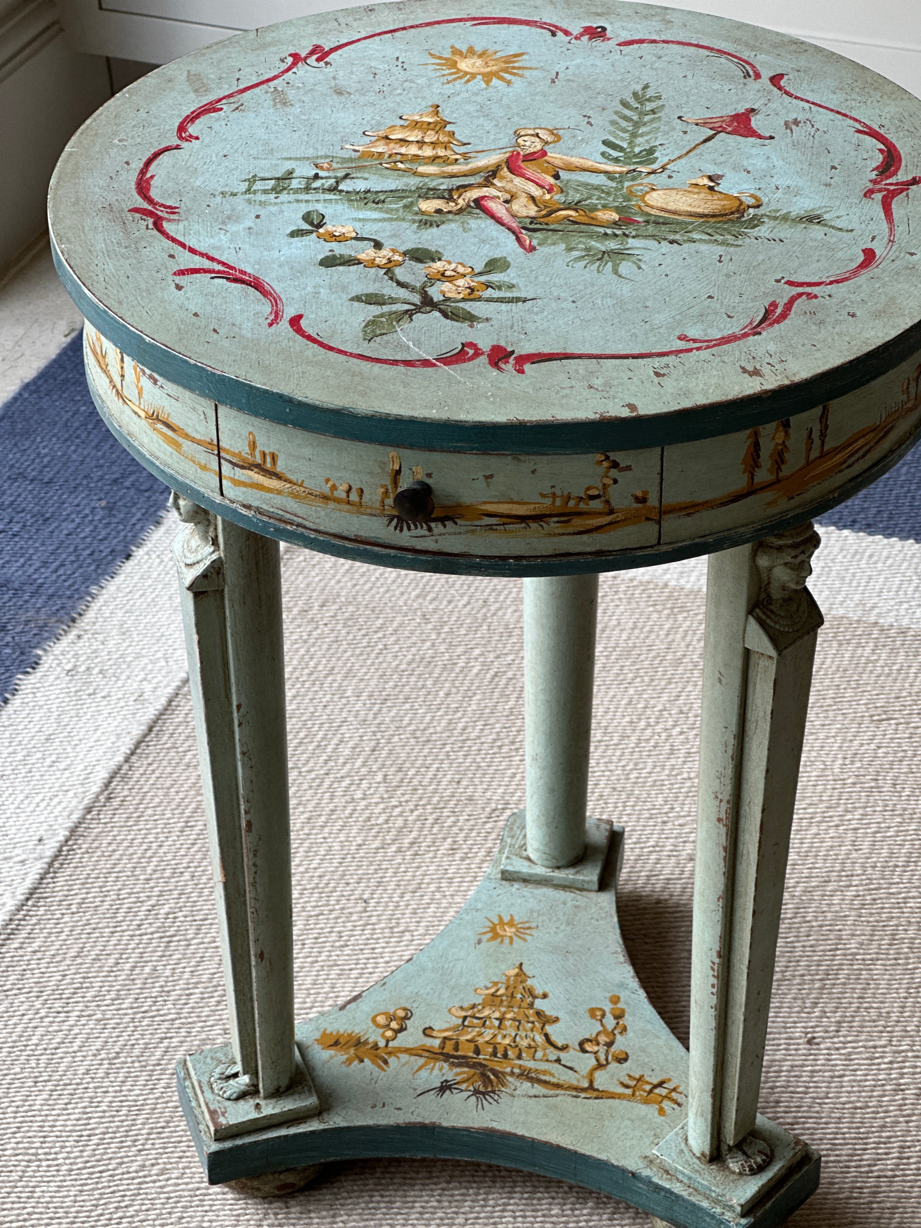 Small Painted French Gueridon