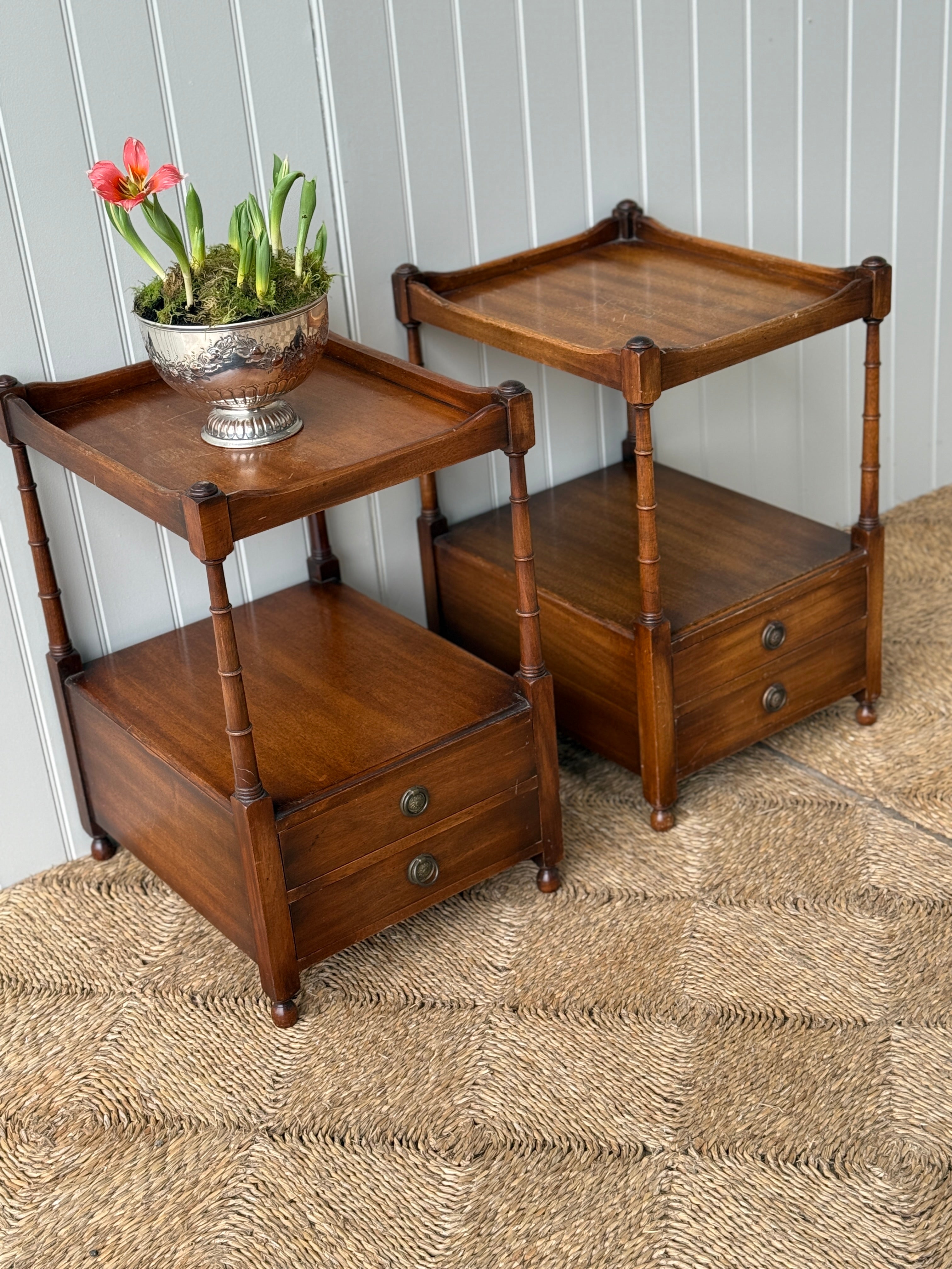 Pair of early 20th Century Low Tables