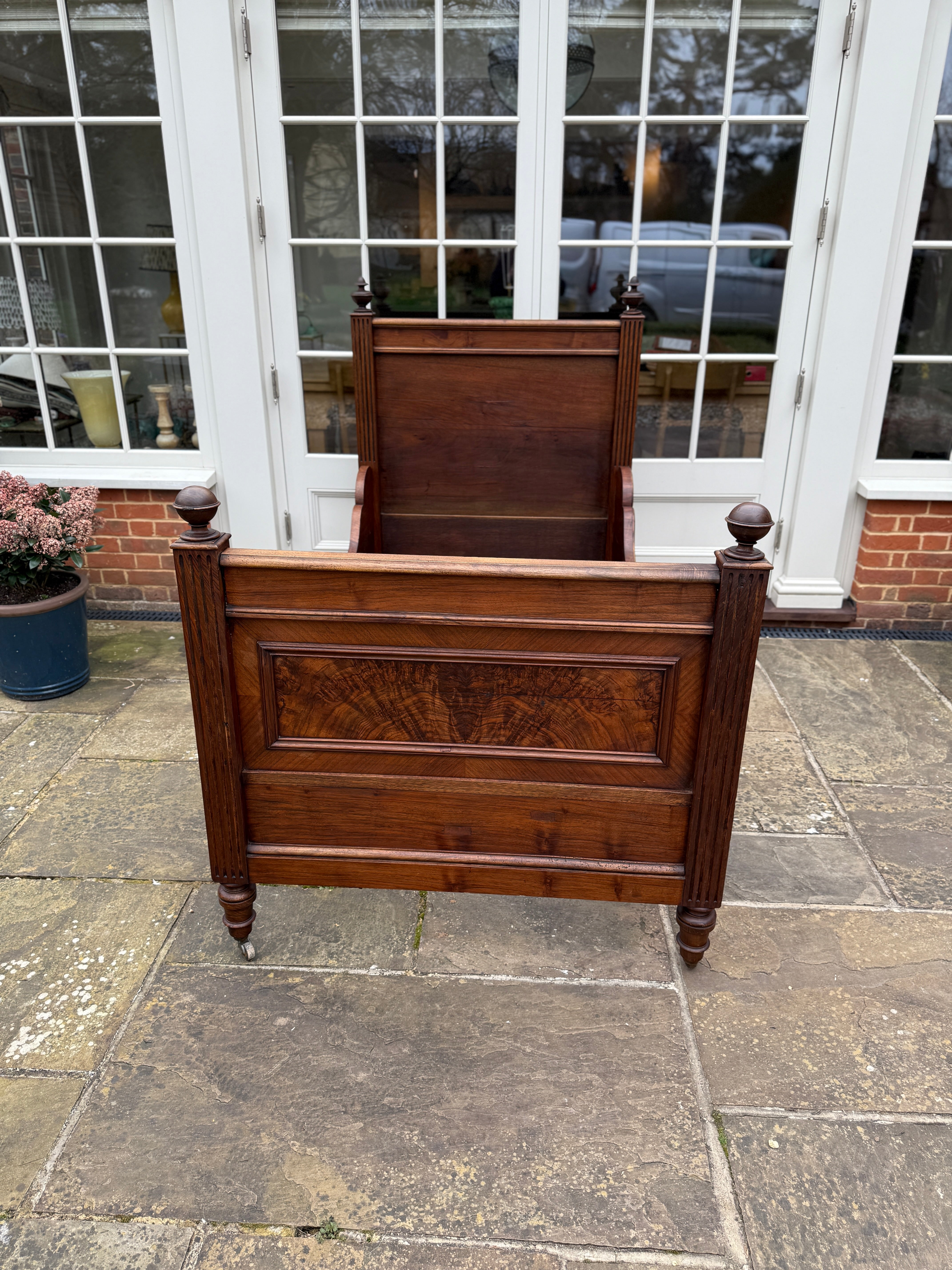 19th Century French Bateau Lit