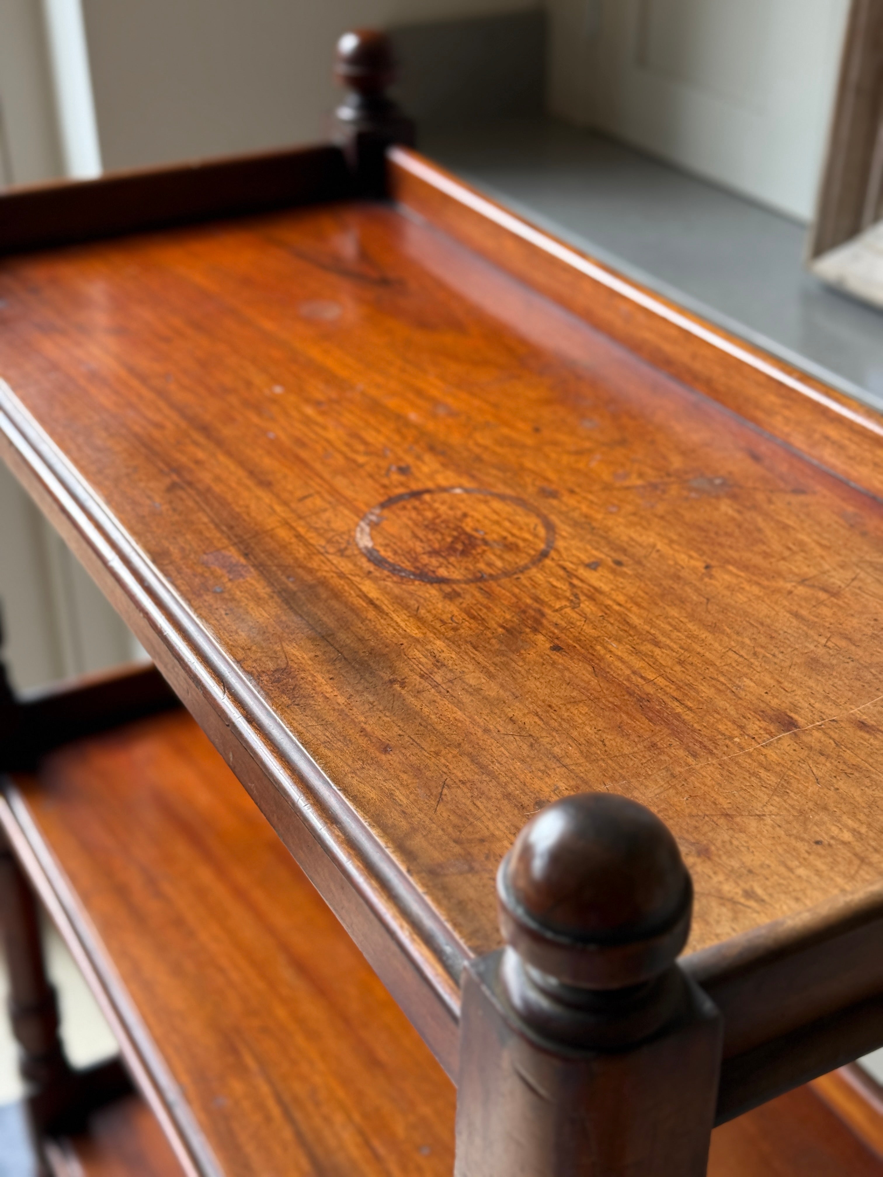 19th Century Mahogany Buffet on Castors