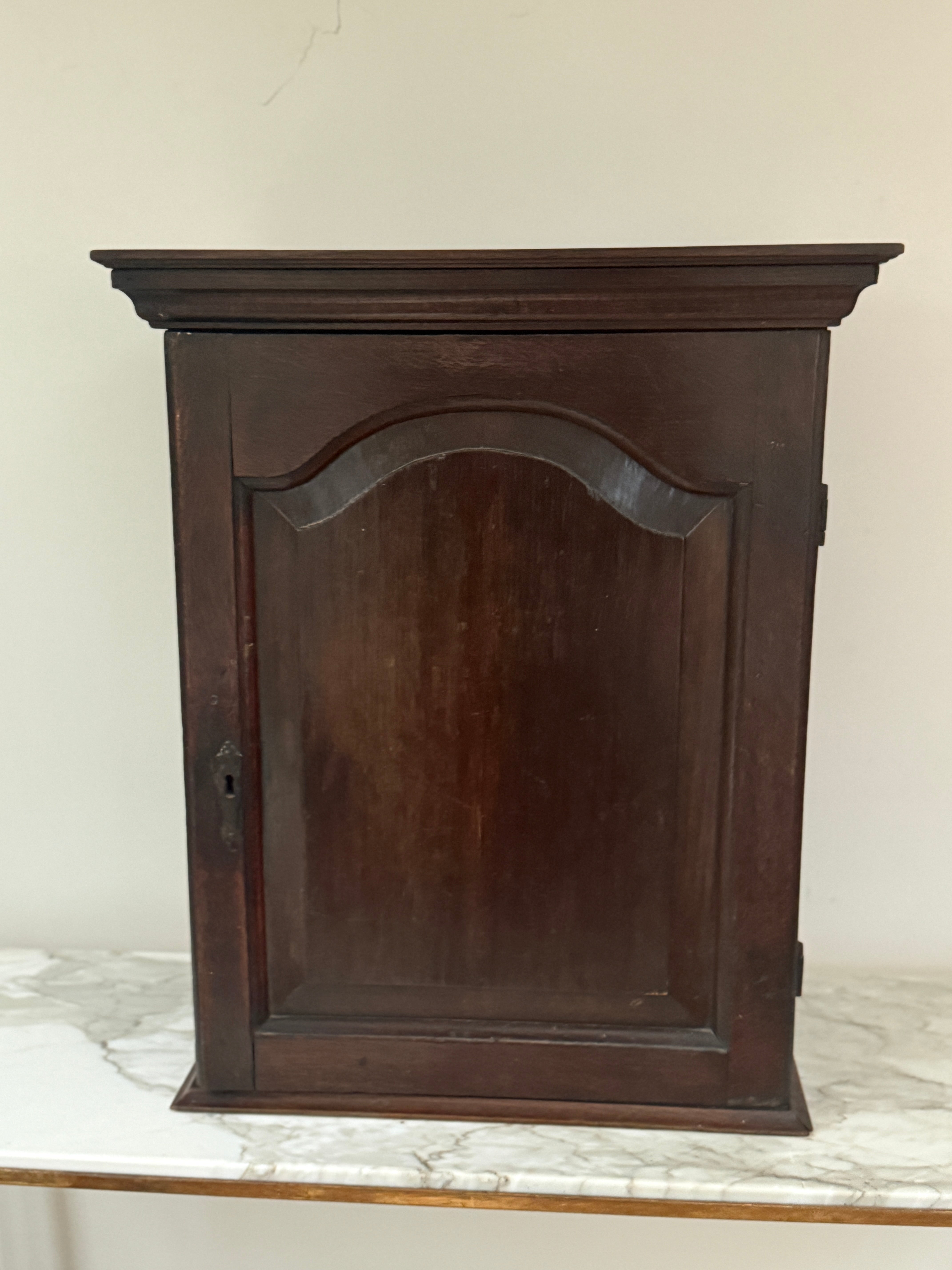 18th Century English Oak Spice Cupboard