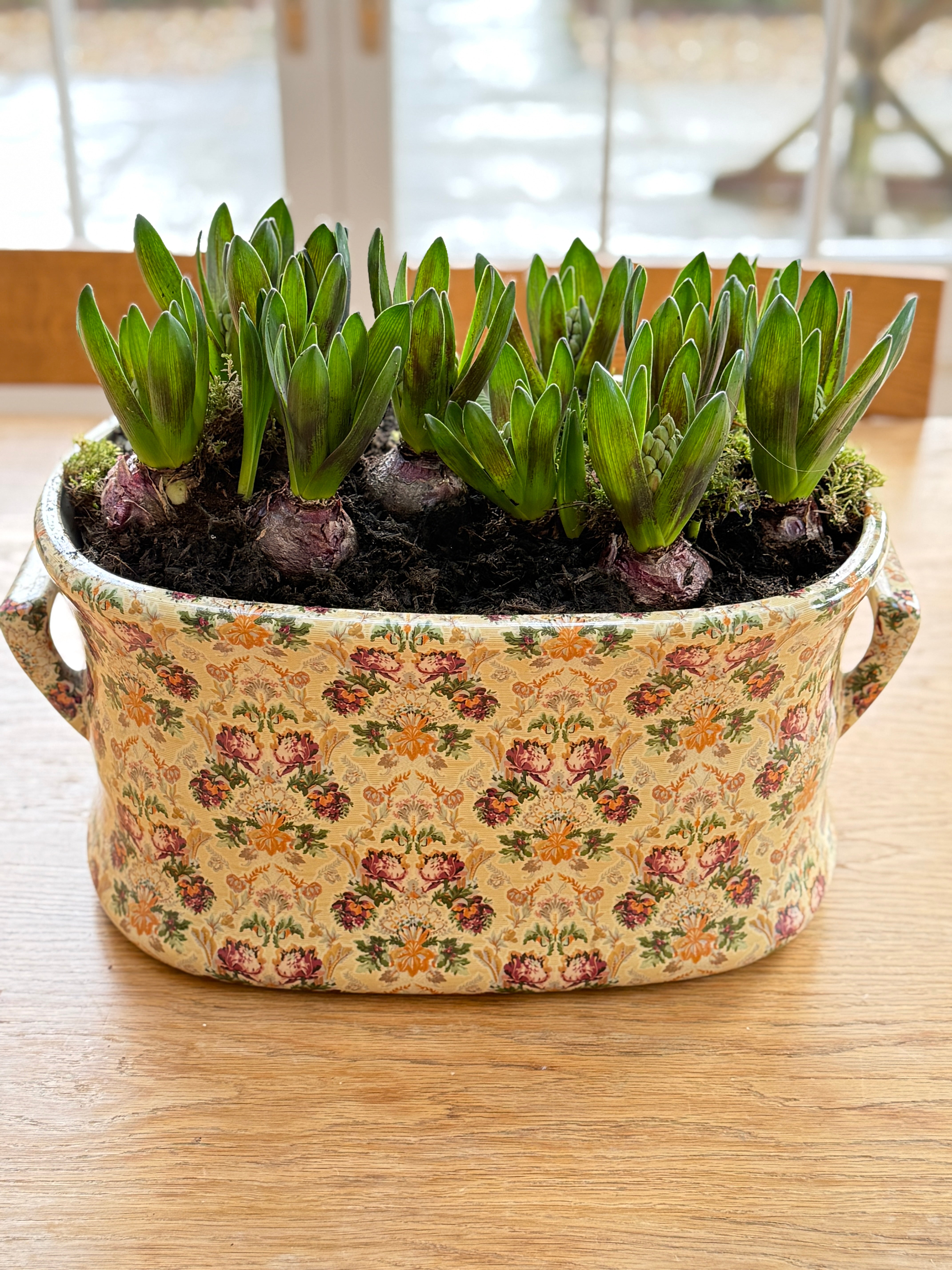 Polychrome Victorian Foot Bath