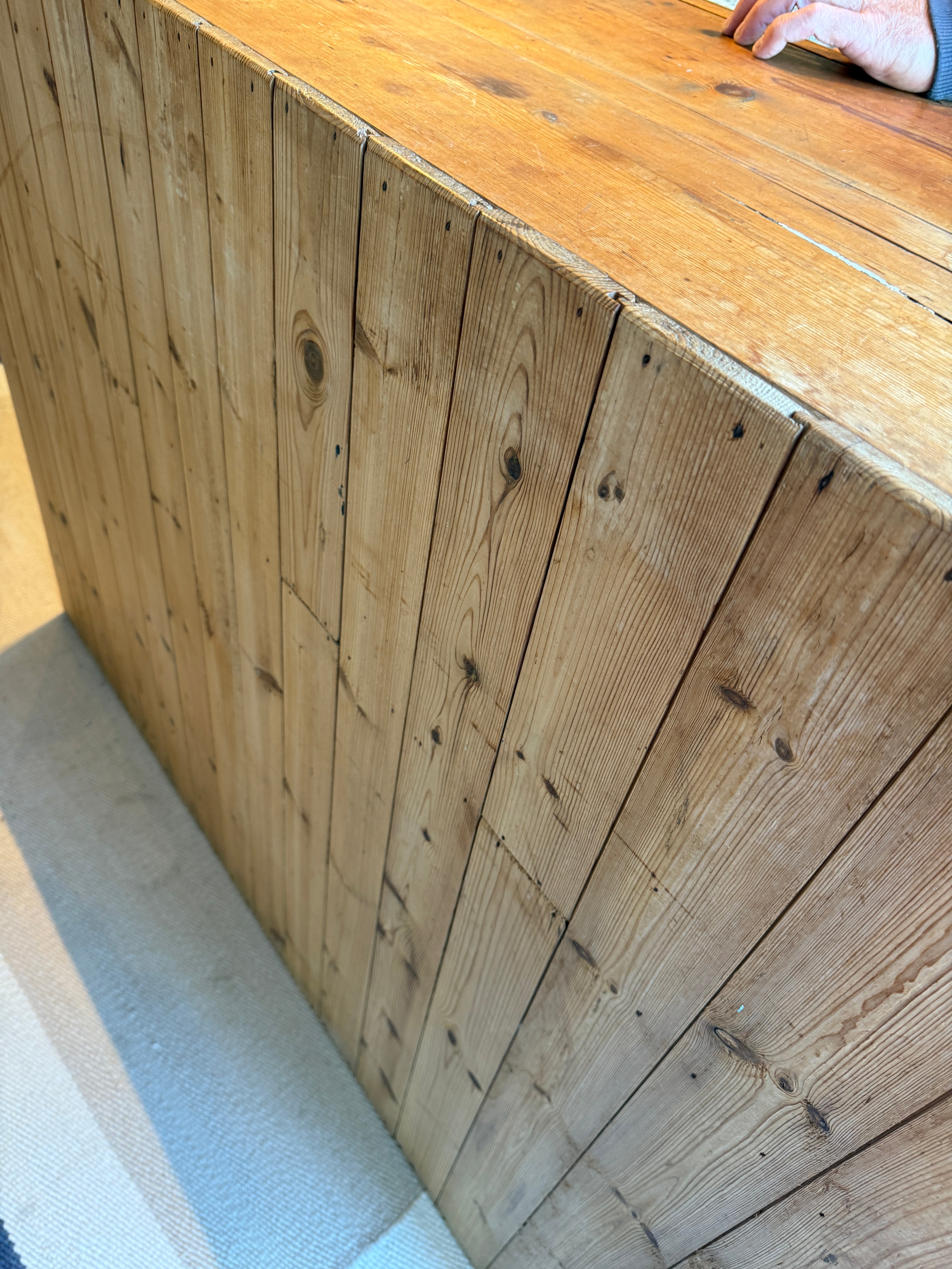 Large Antique Pine Cupboard
