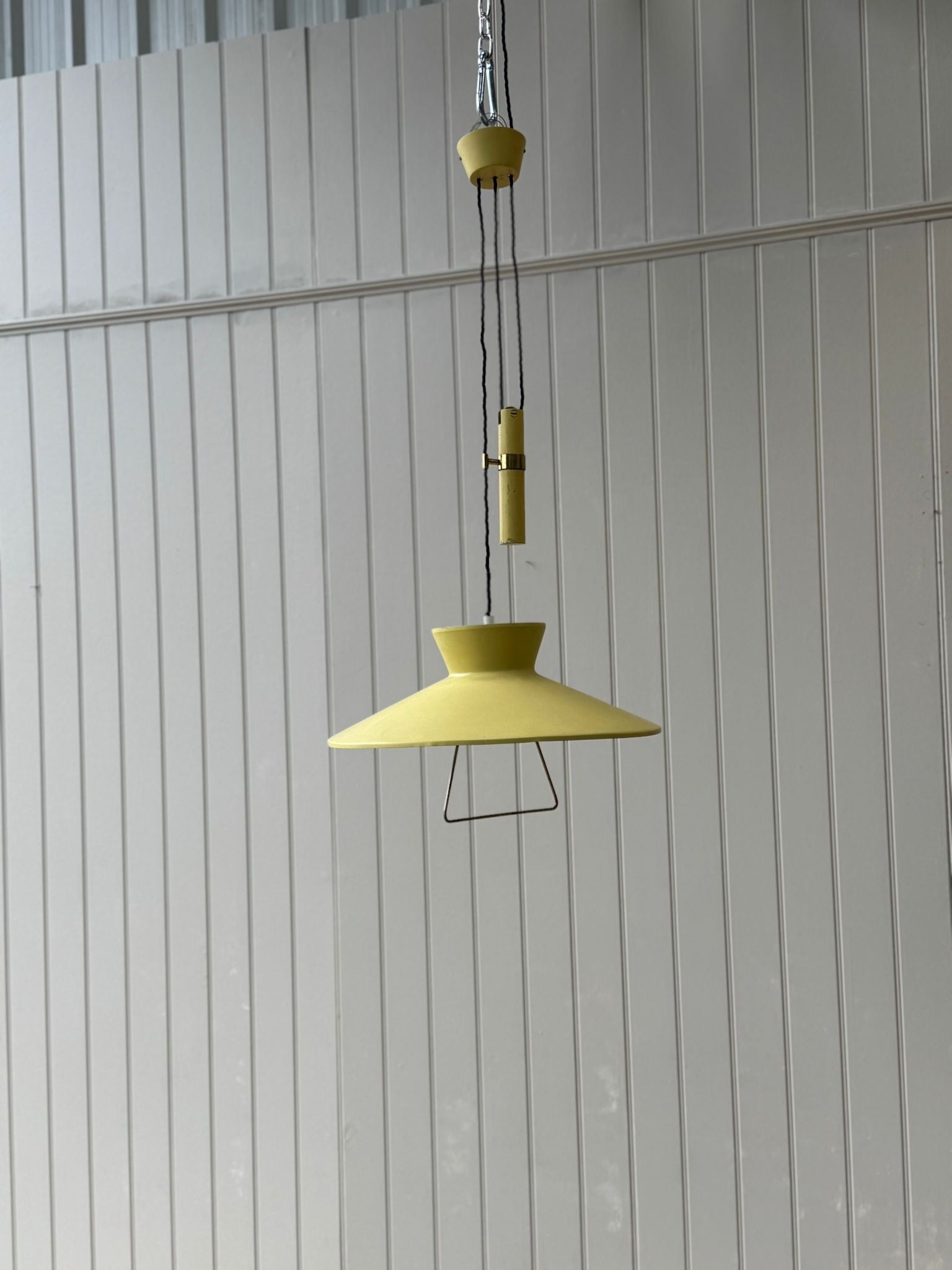 1950s Italian Counterweight Arteluce Pendant