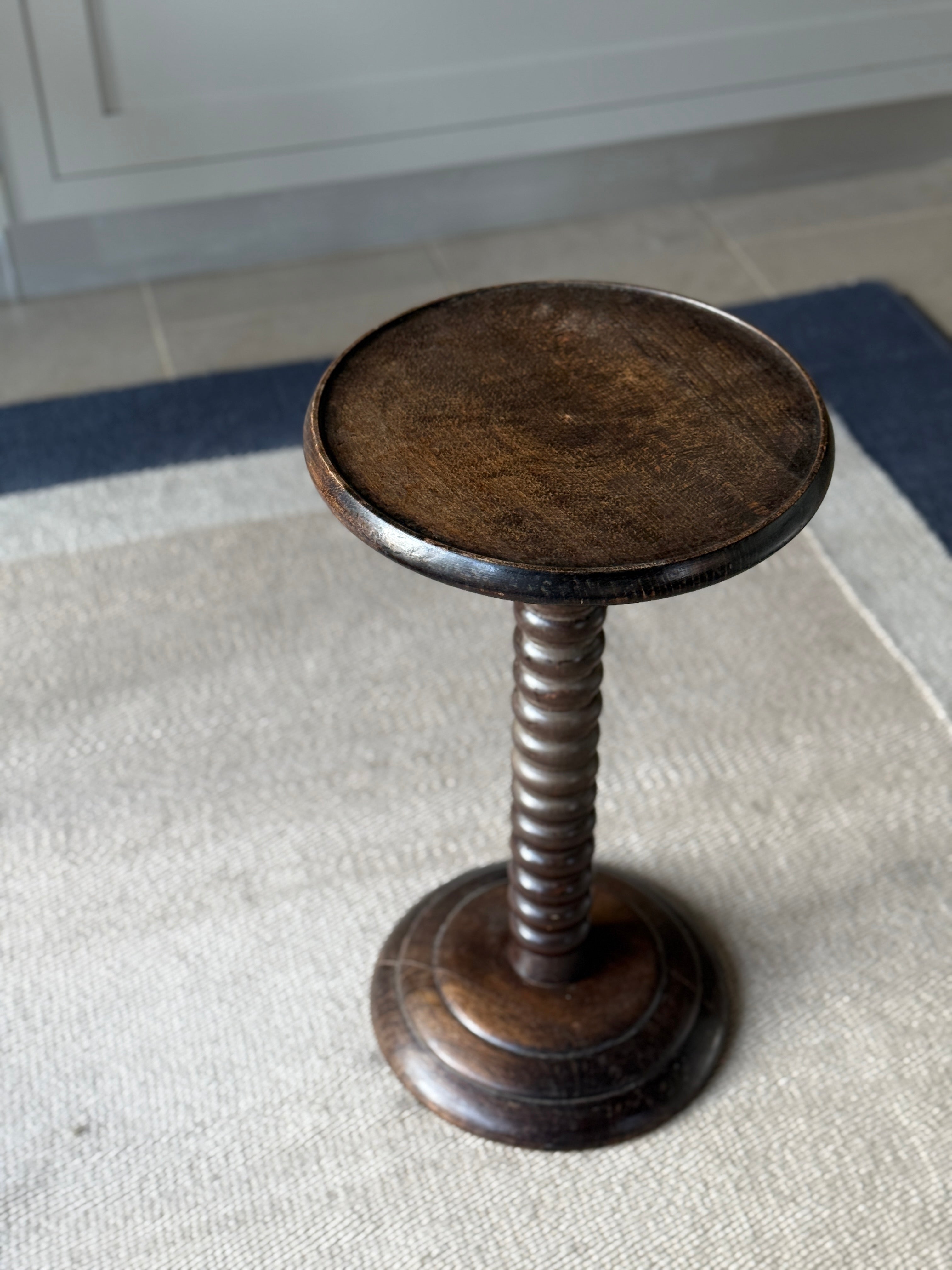 French Oak Bobbin side table