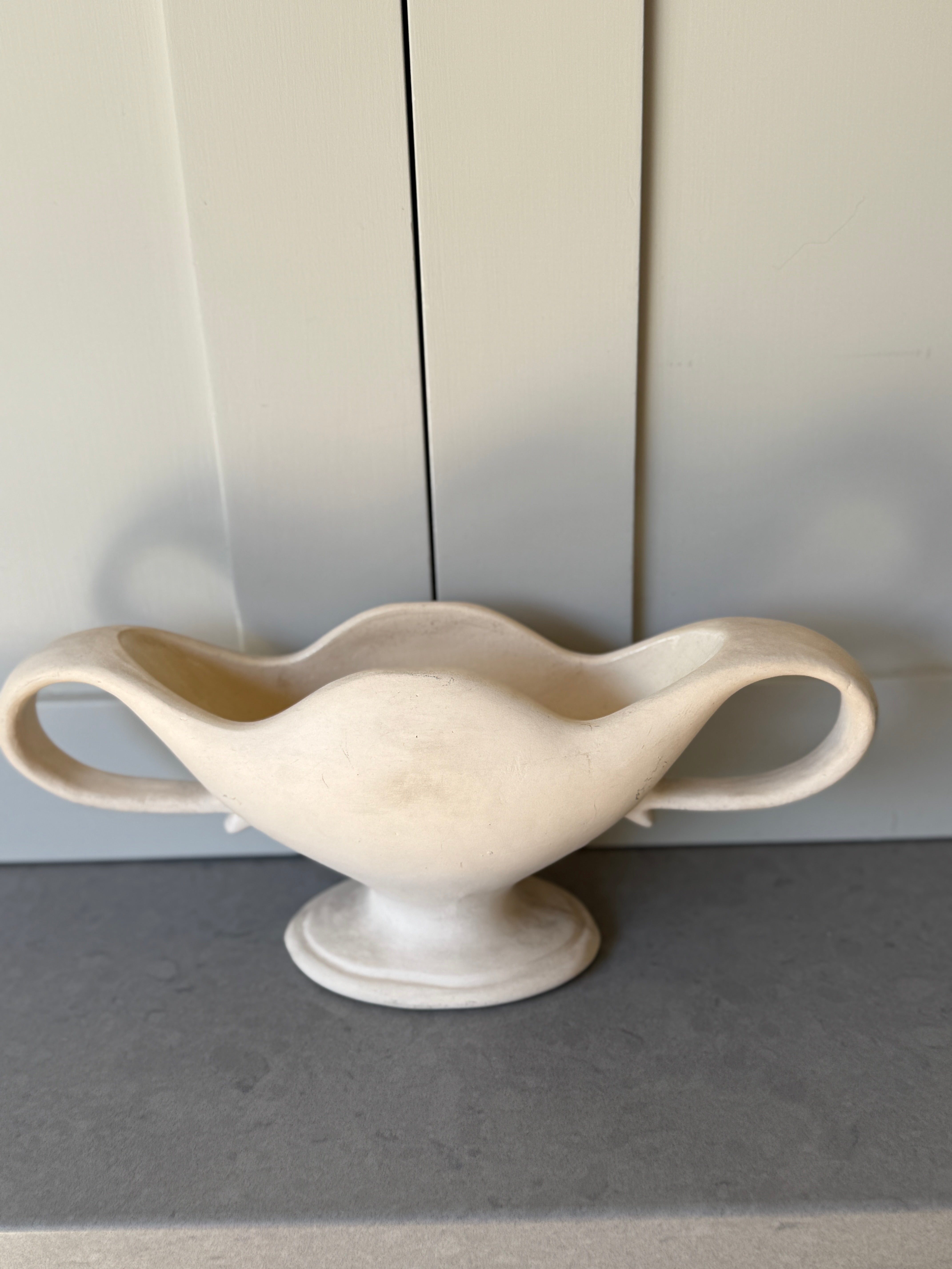 Small Unglazed Fulham Pottery Mantel Vase by Constance Spry