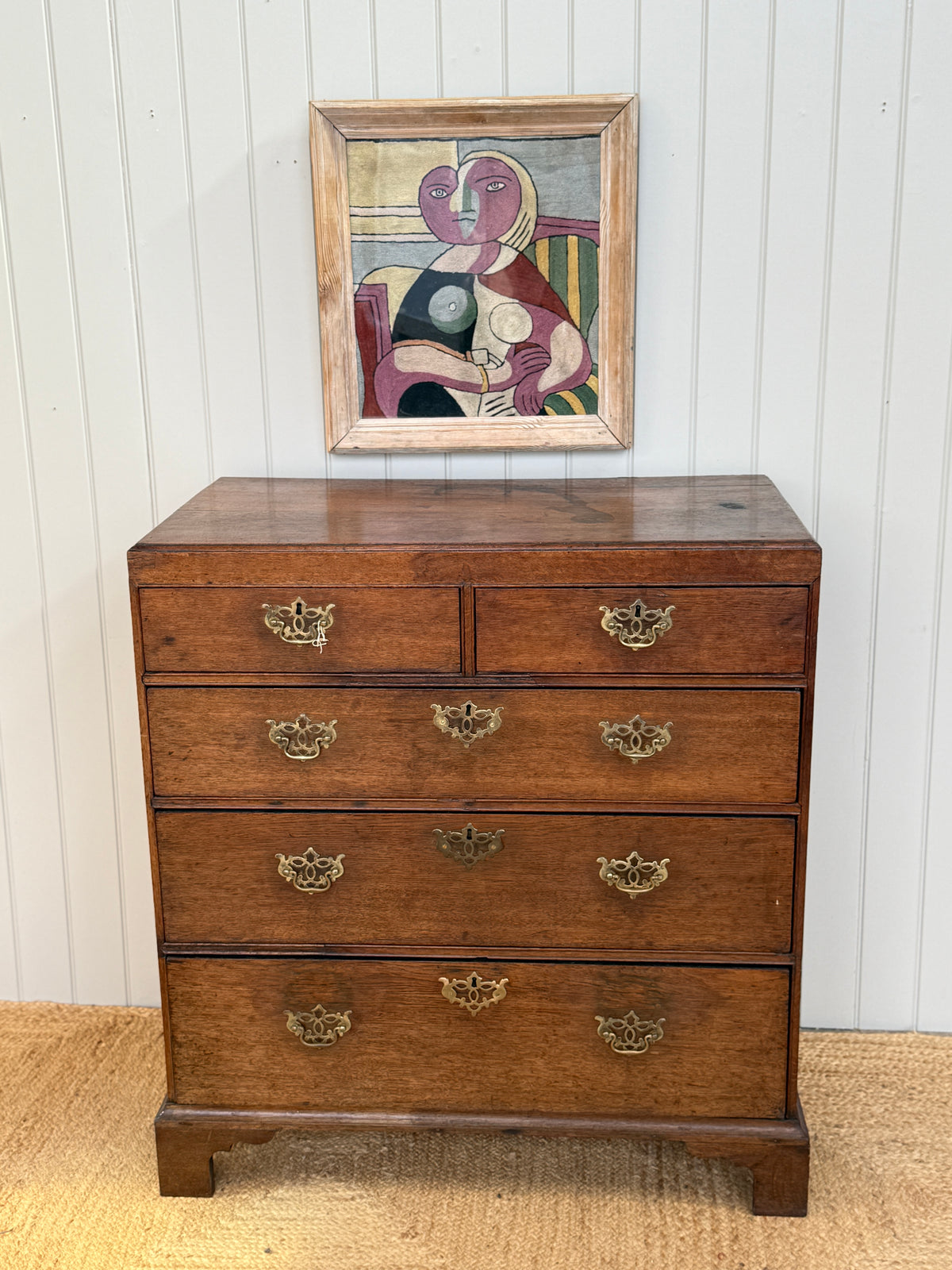 George III Oak Chest of Drawere