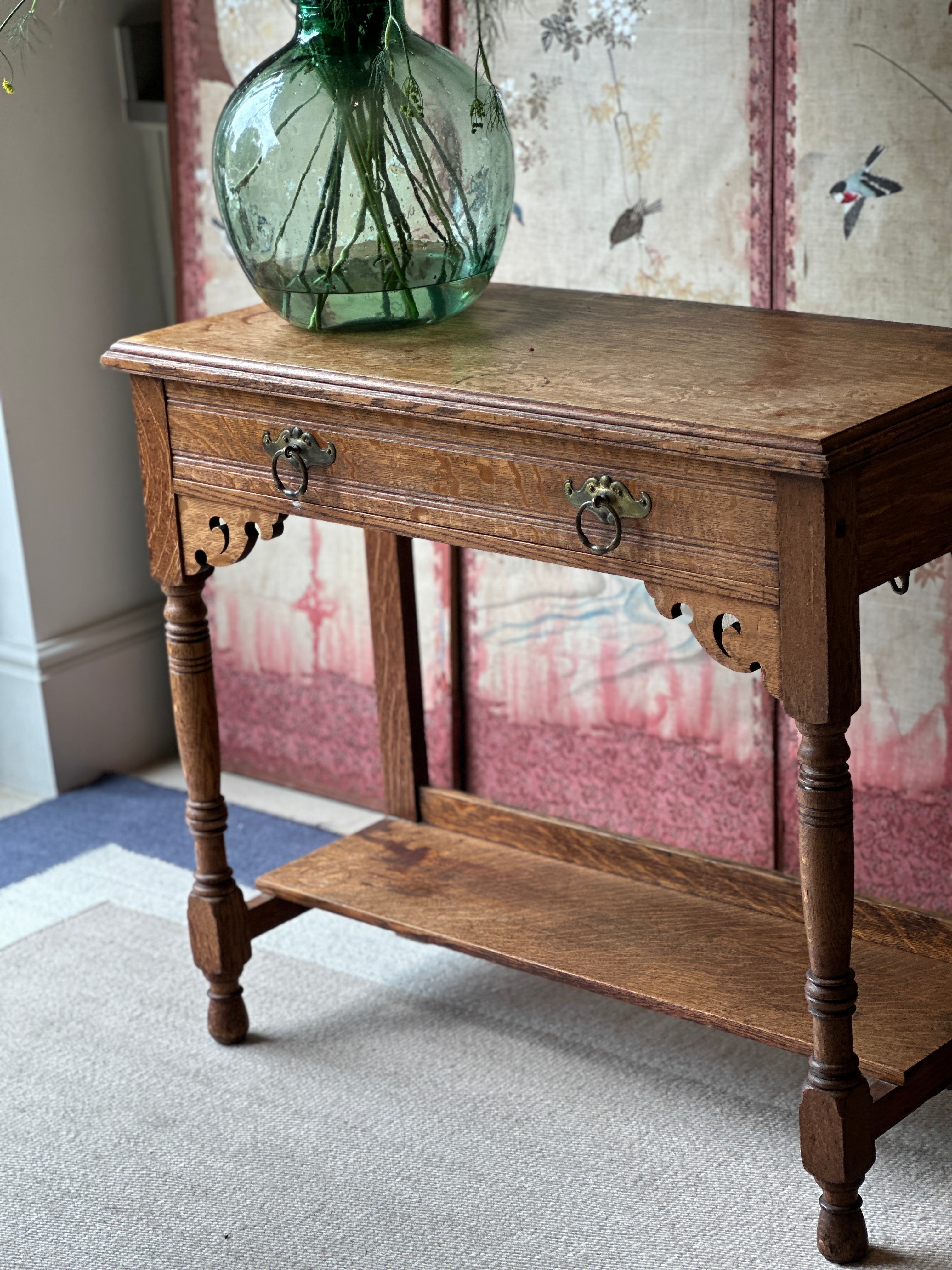 Small Oak Hall Table by Story & Triggs London