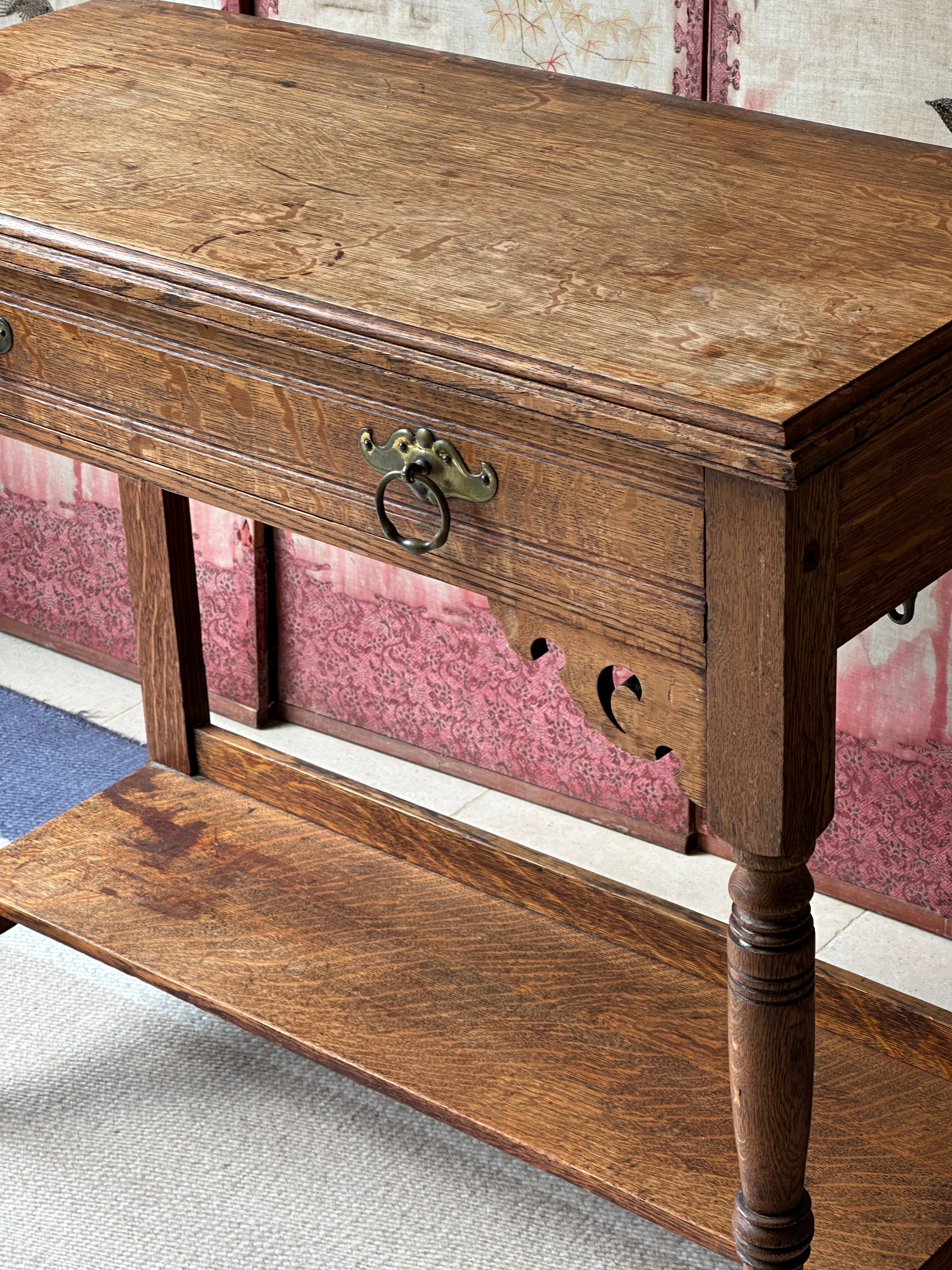 Small Oak Hall Table by Story & Triggs London