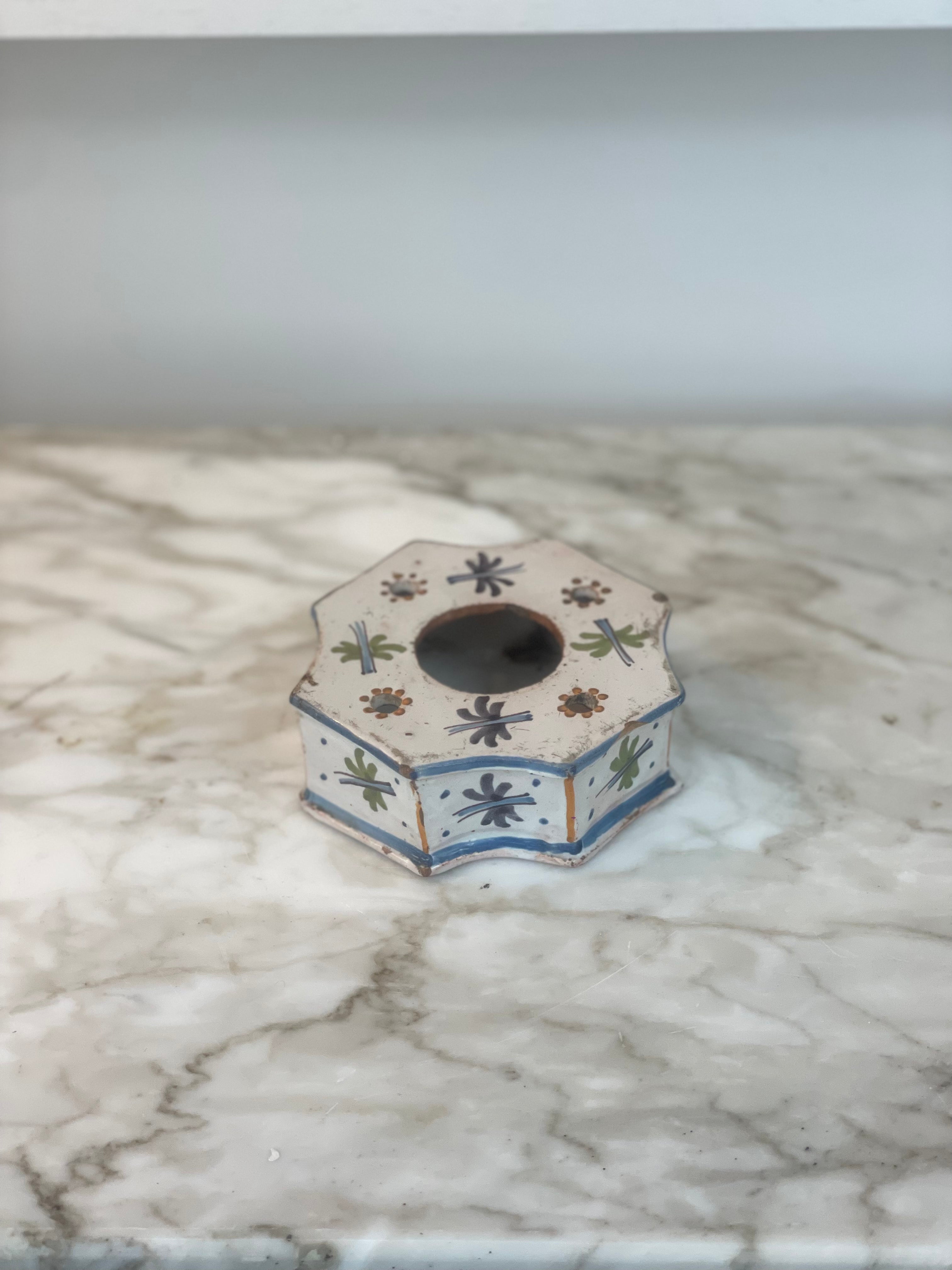 French Faience Encrier
