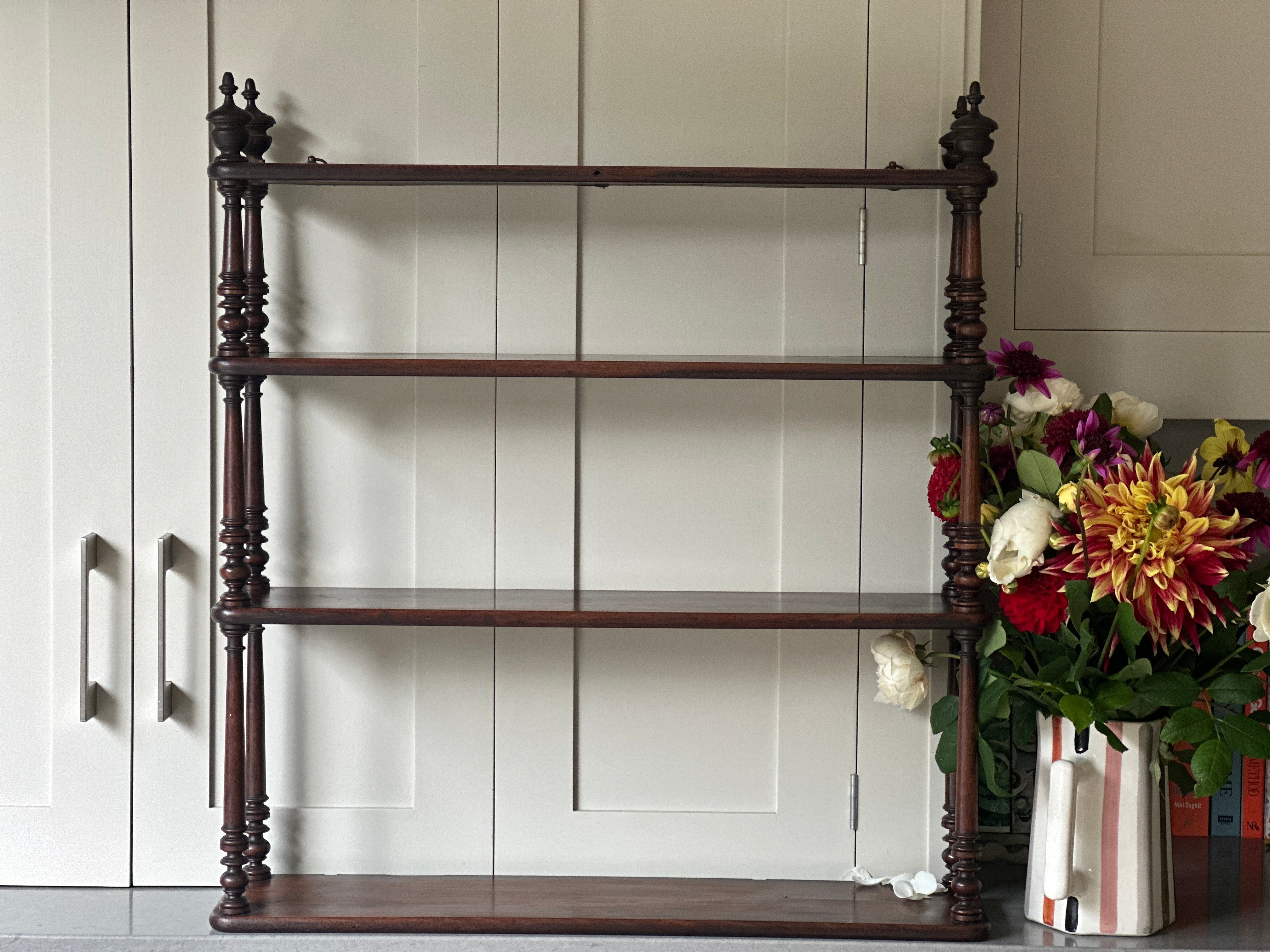 Late 19th Century French Mahogany Wall Shelves