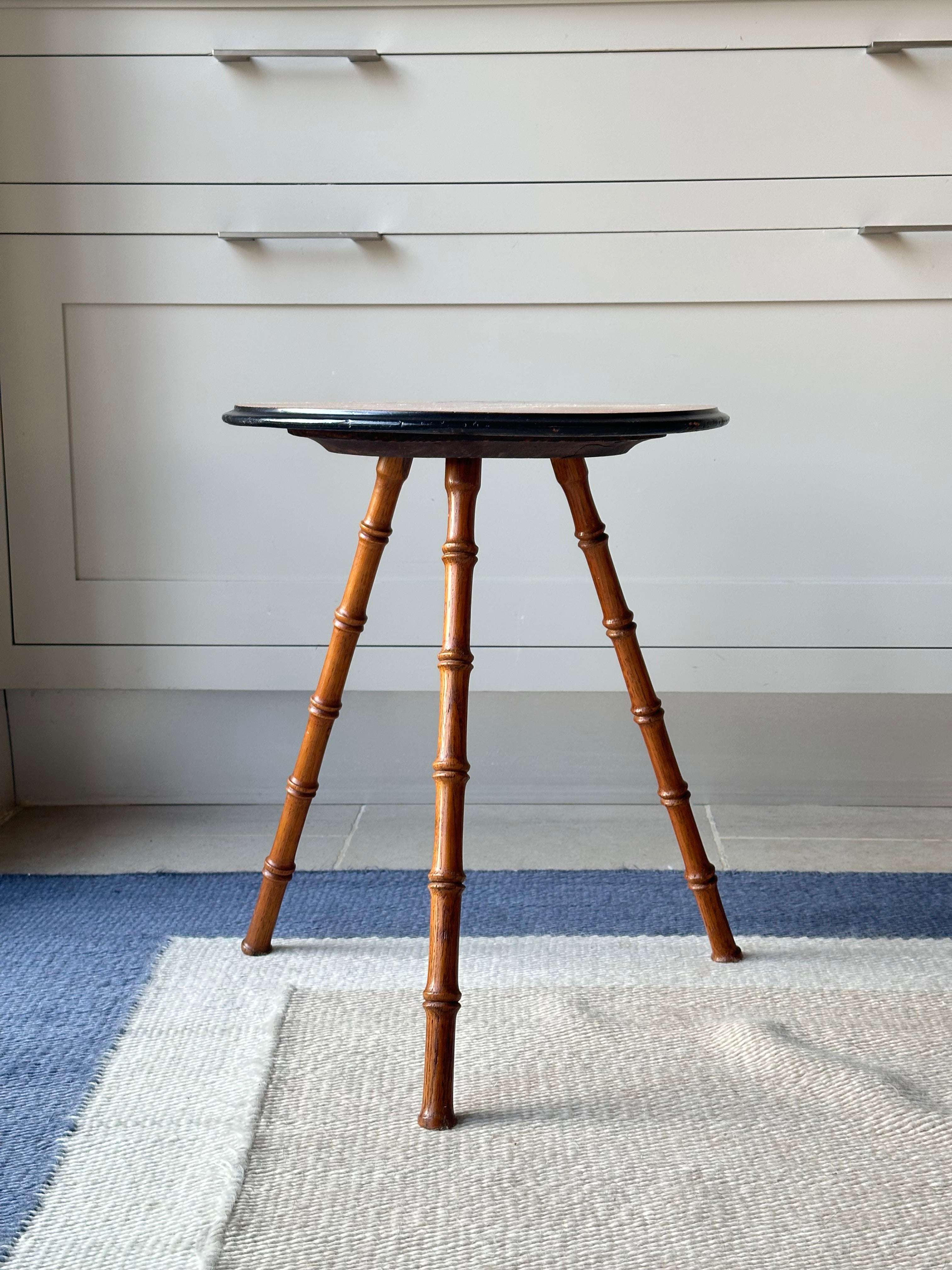 William Gerrard Faux Bamboo Campaign Table