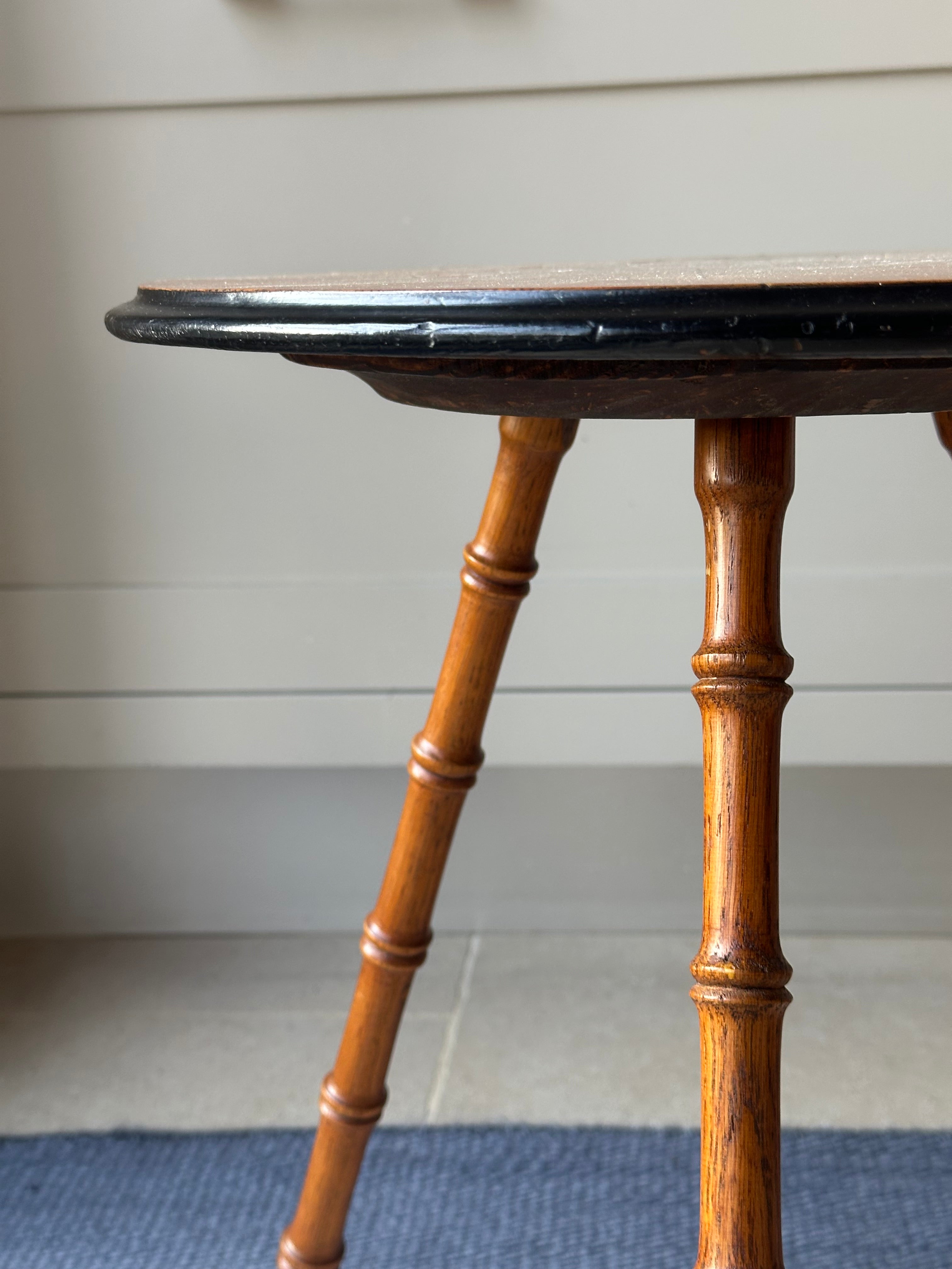 William Gerrard Faux Bamboo Campaign Table