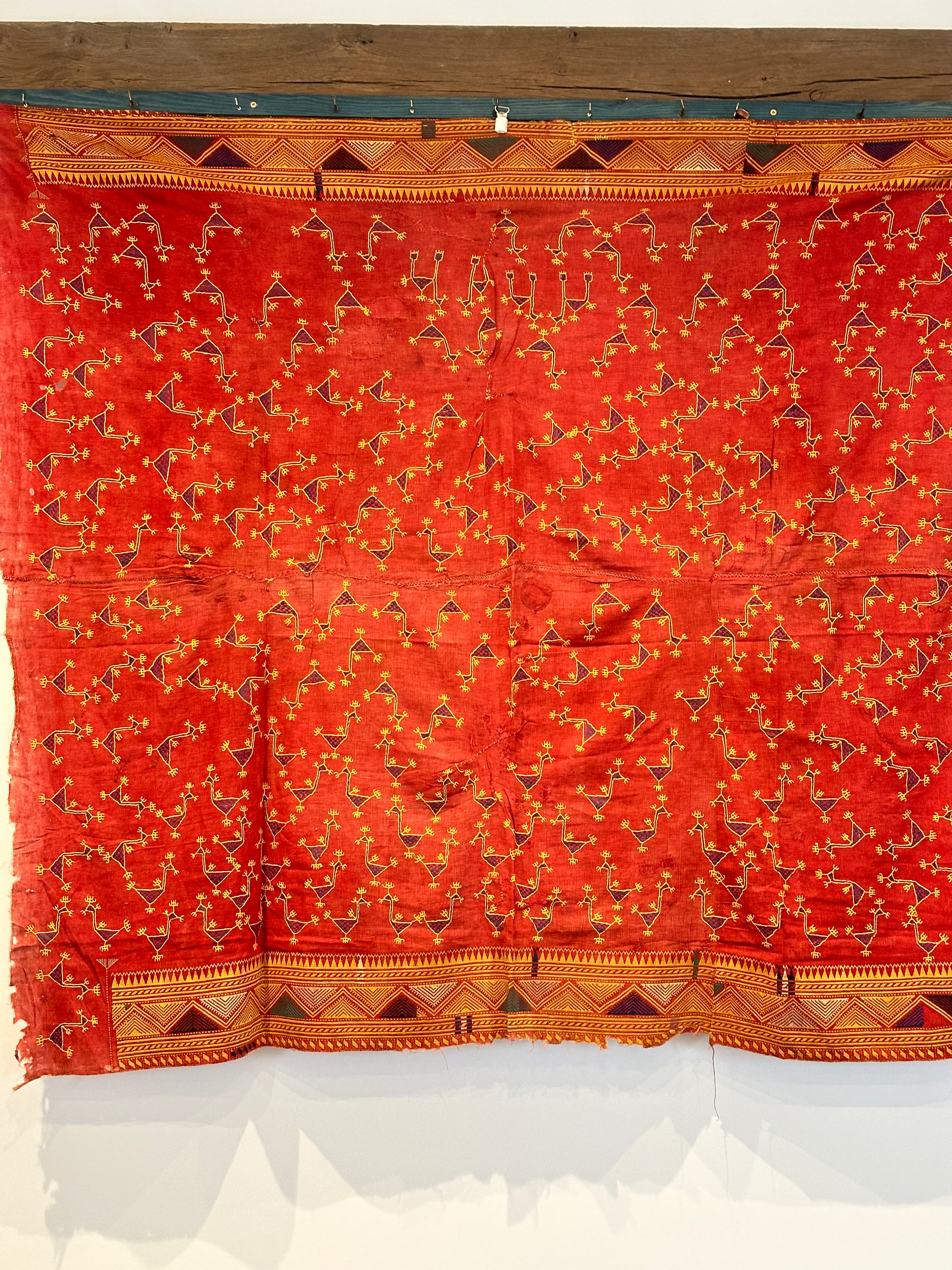 Old Shekaweti Embroidered Textile from Jaisalmer