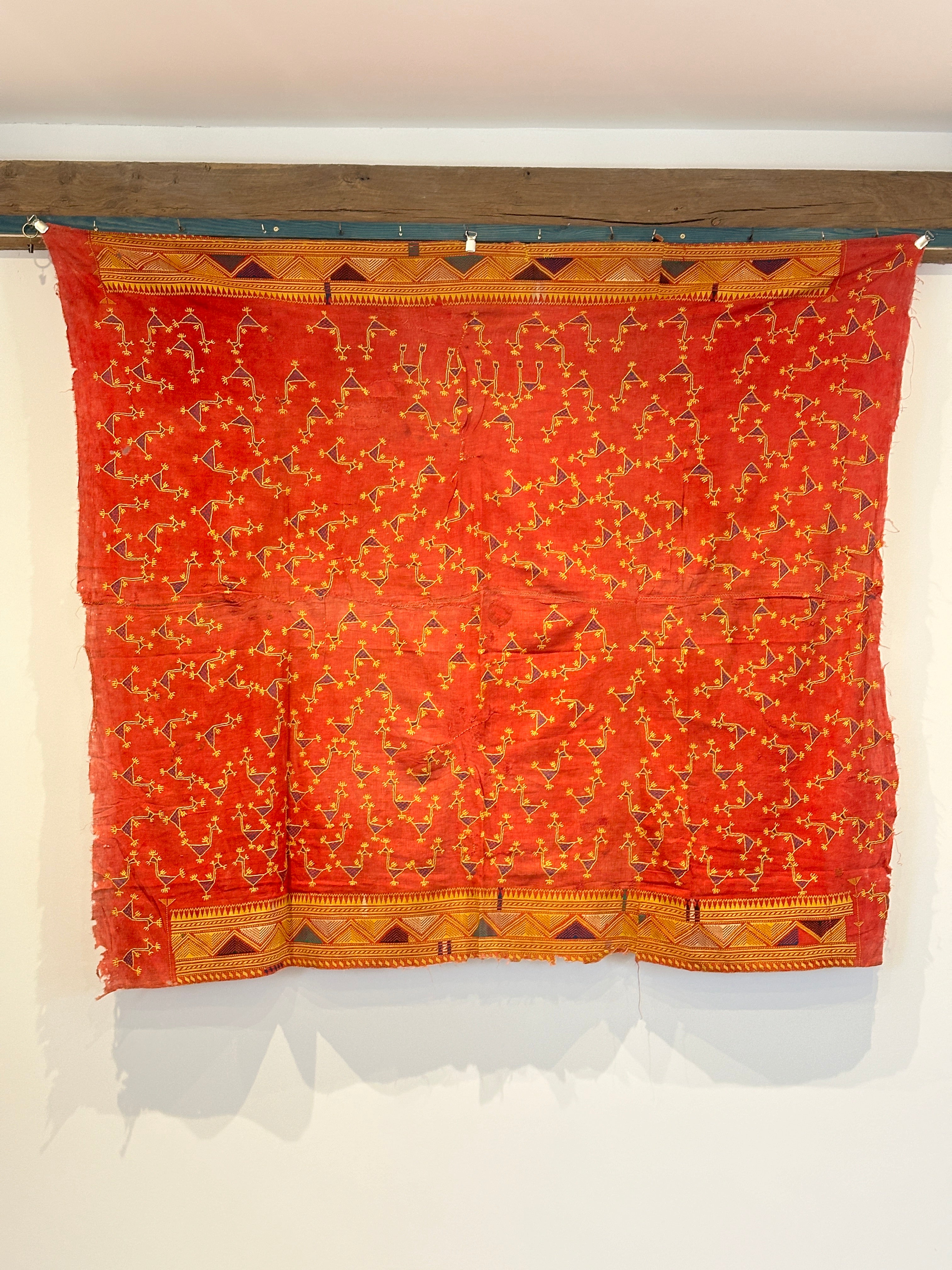 Old Shekaweti Embroidered Textile from Jaisalmer