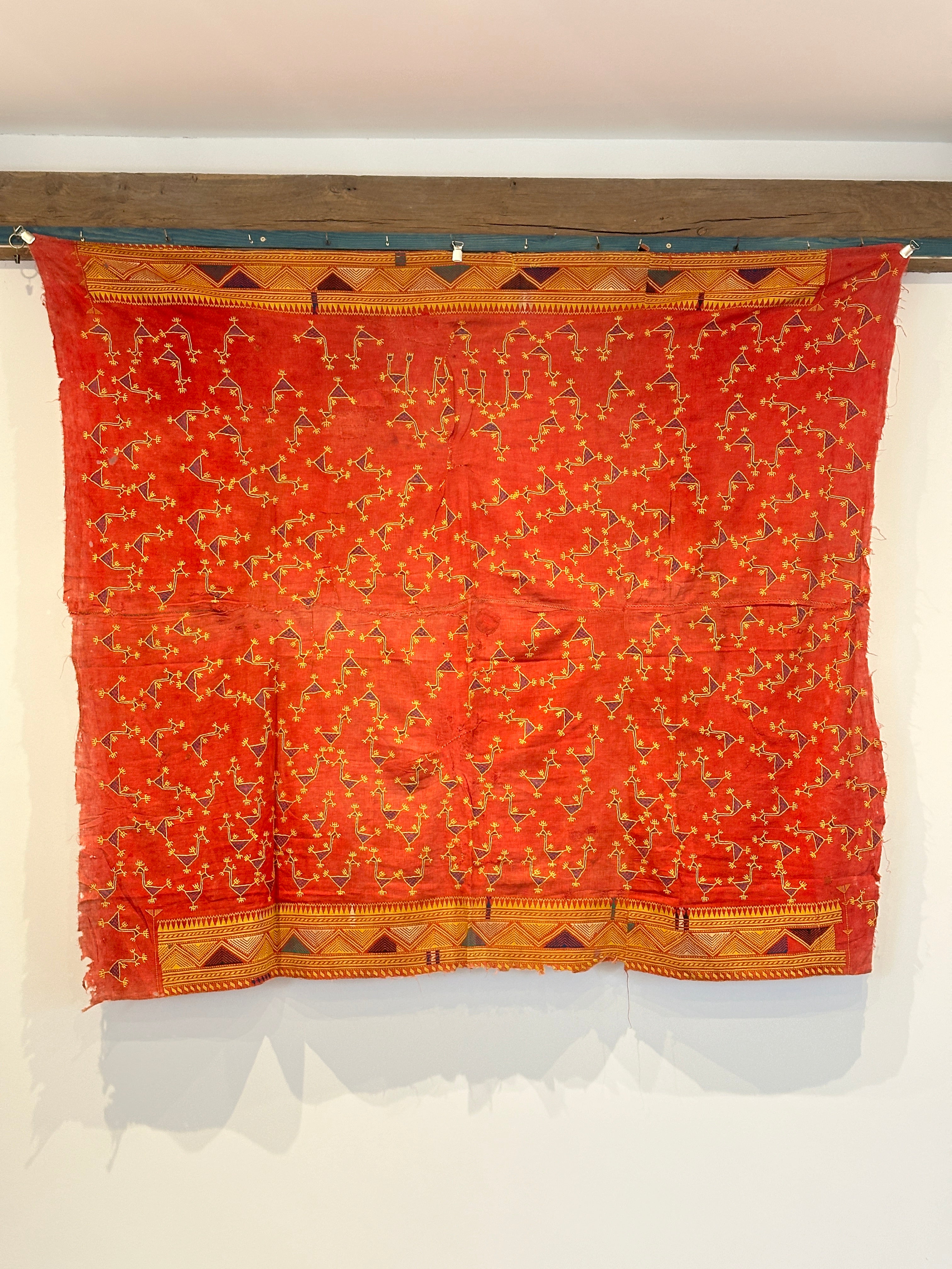 Old Shekaweti Embroidered Textile from Jaisalmer