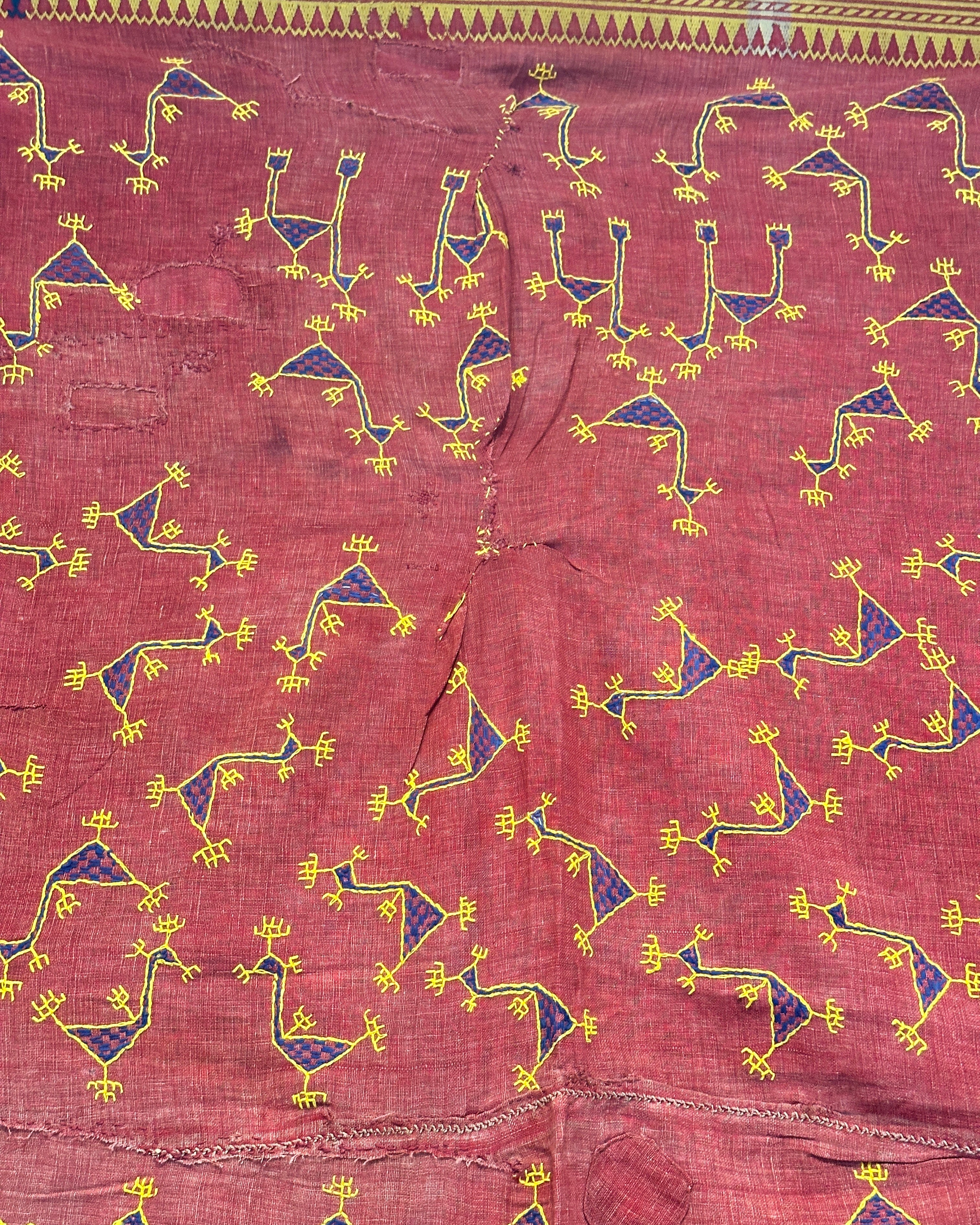 Old Shekaweti Embroidered Textile from Jaisalmer