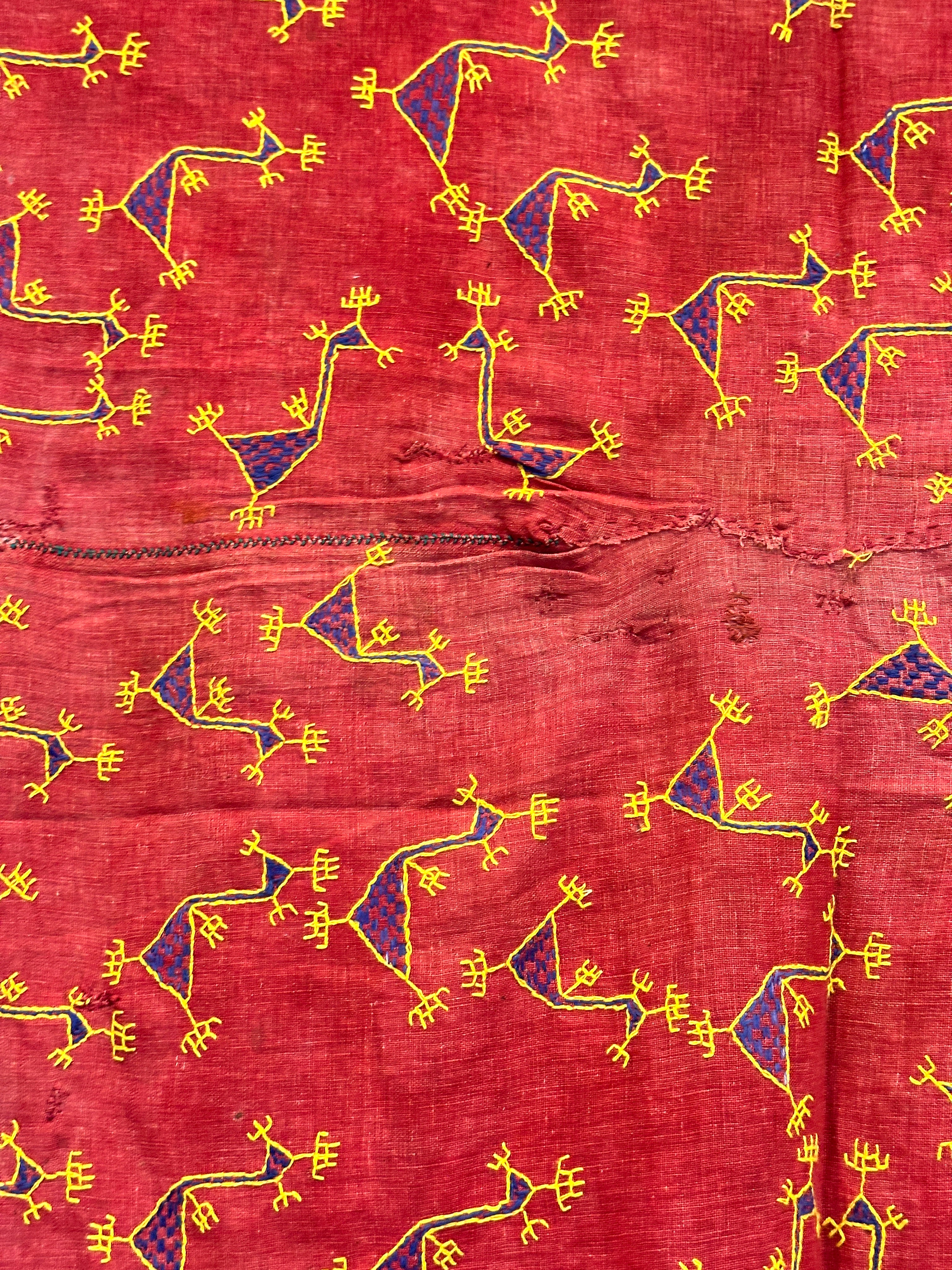 Old Shekaweti Embroidered Textile from Jaisalmer