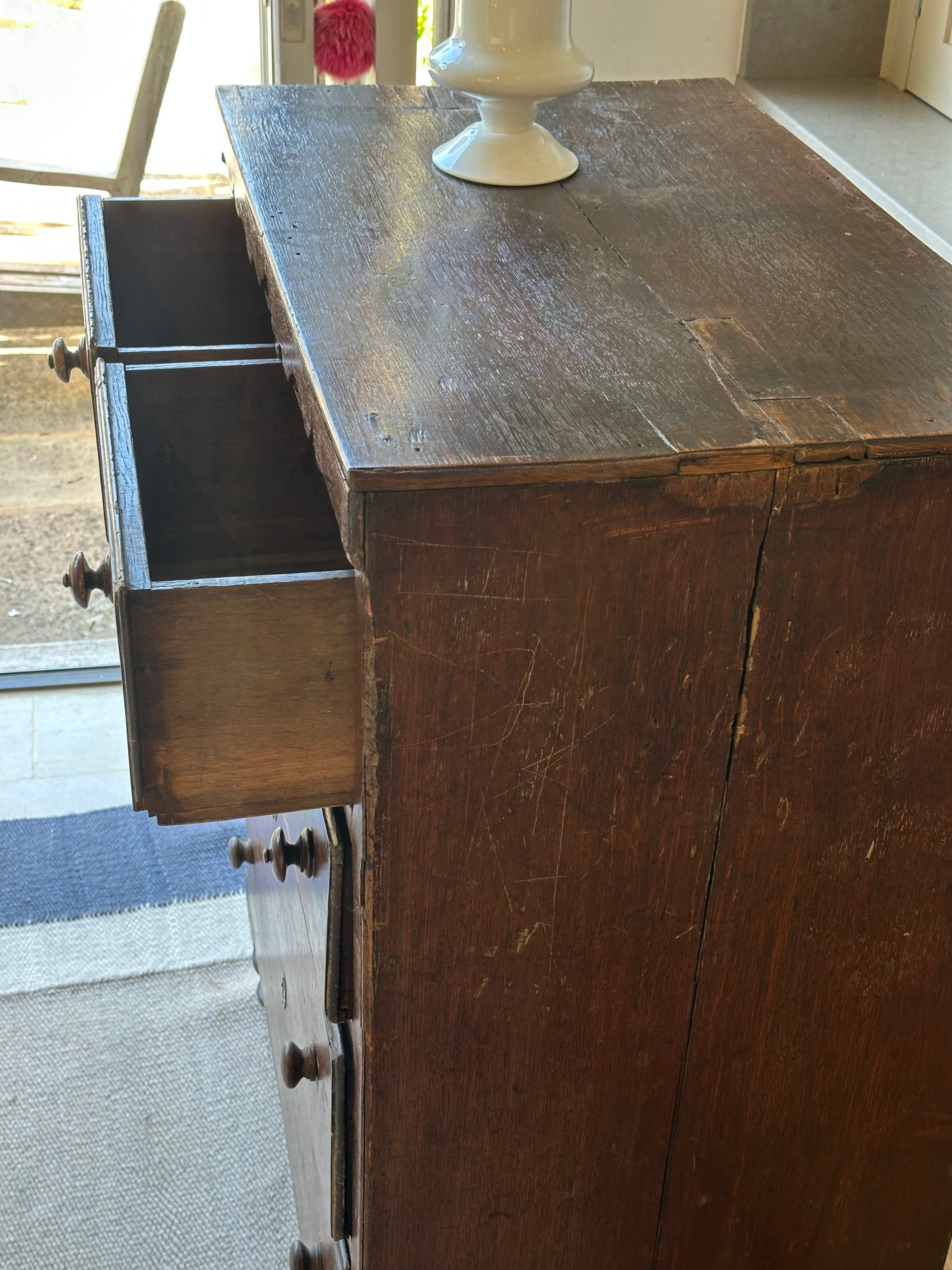 Small Oak Chest of Drawers