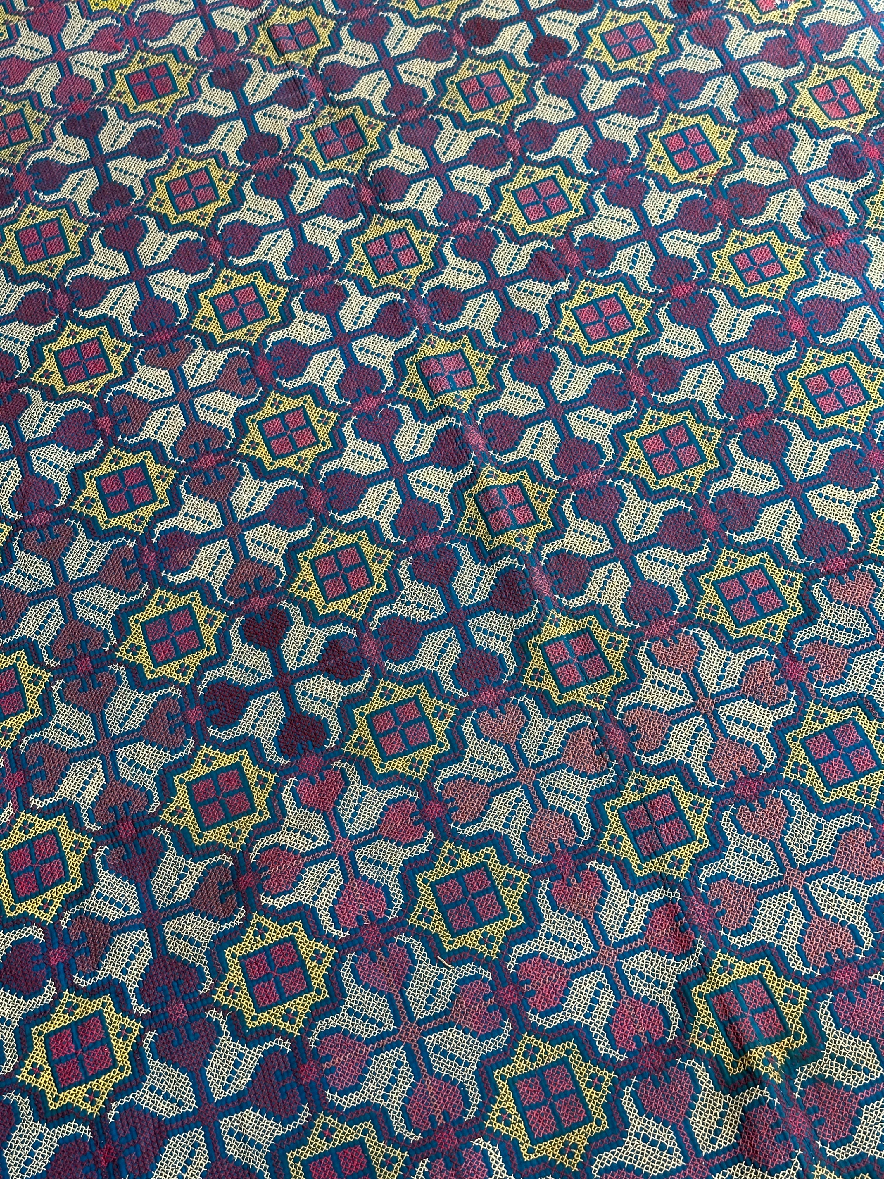 Blue Bengal Handmade Quilt