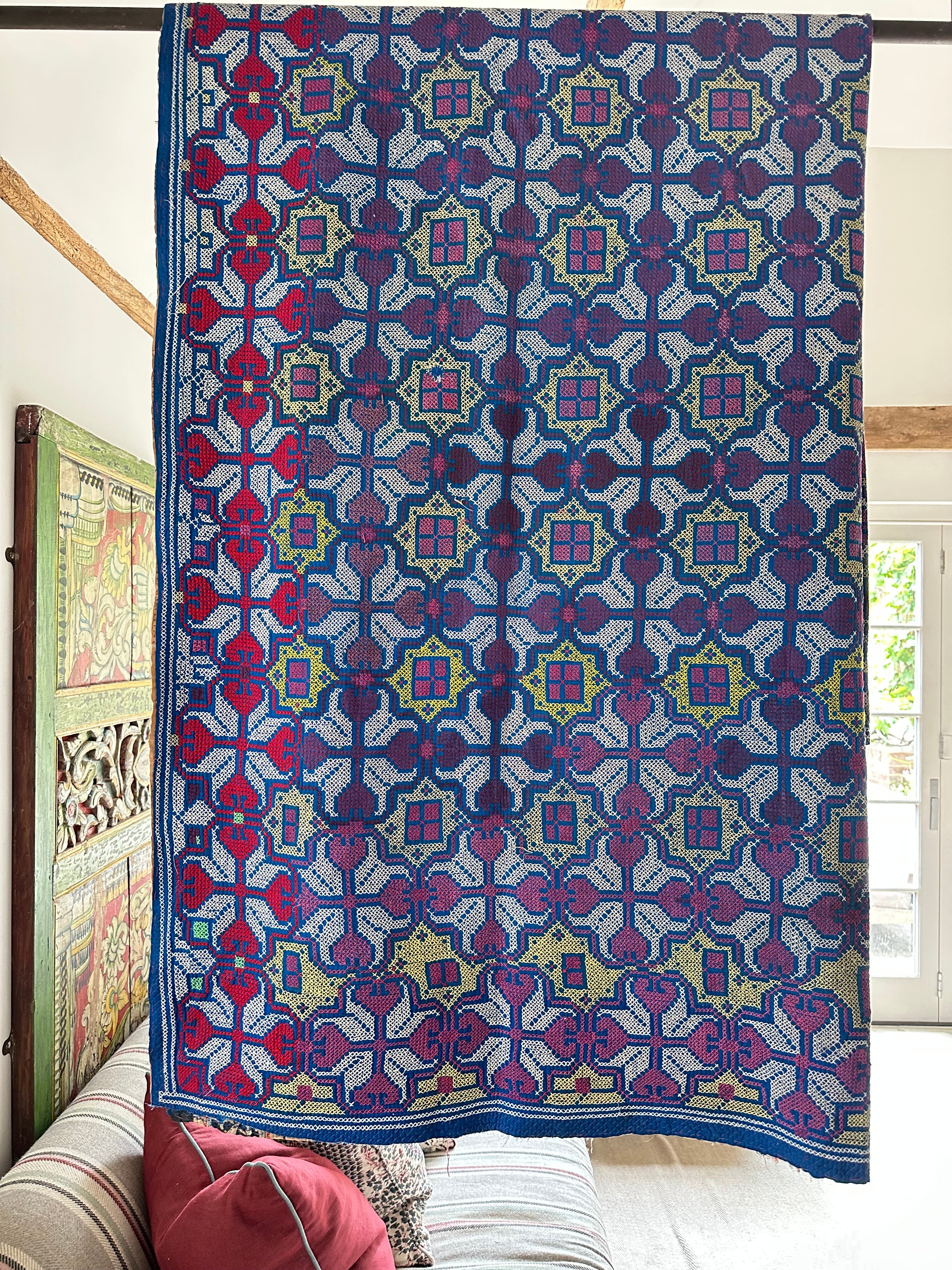 Blue Bengal Handmade Quilt