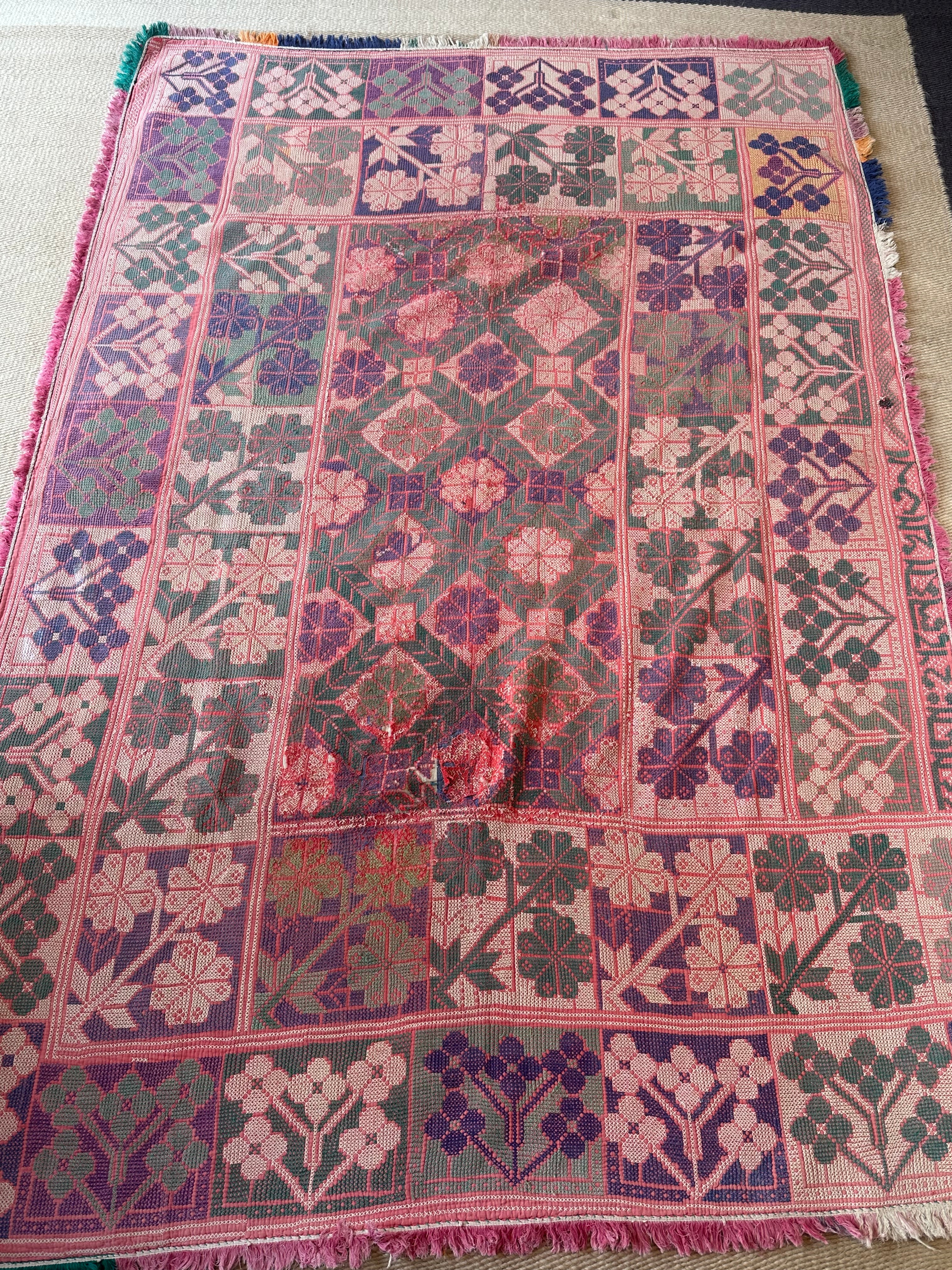 Pink handmade Bengal Quilt