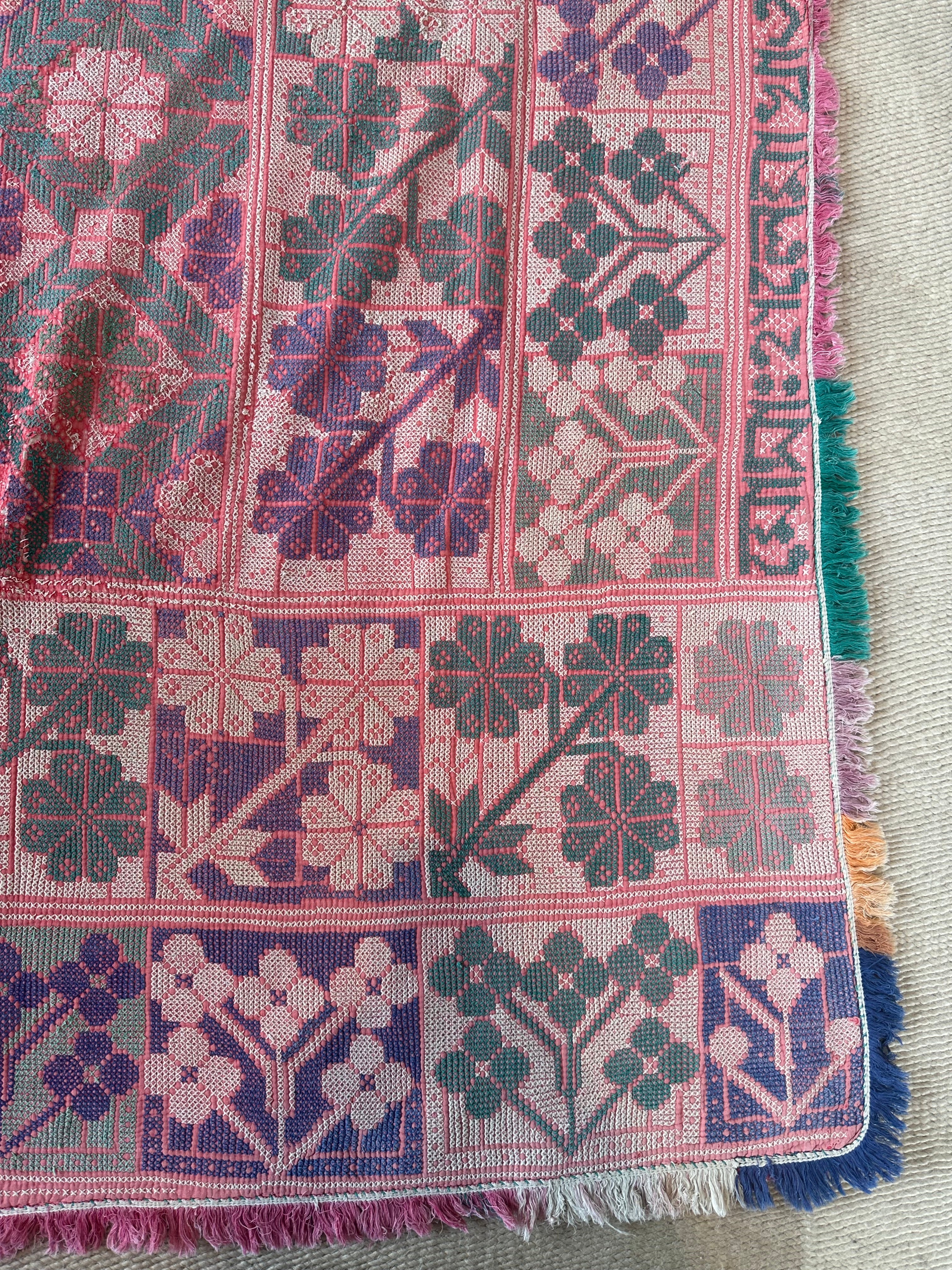 Pink handmade Bengal Quilt