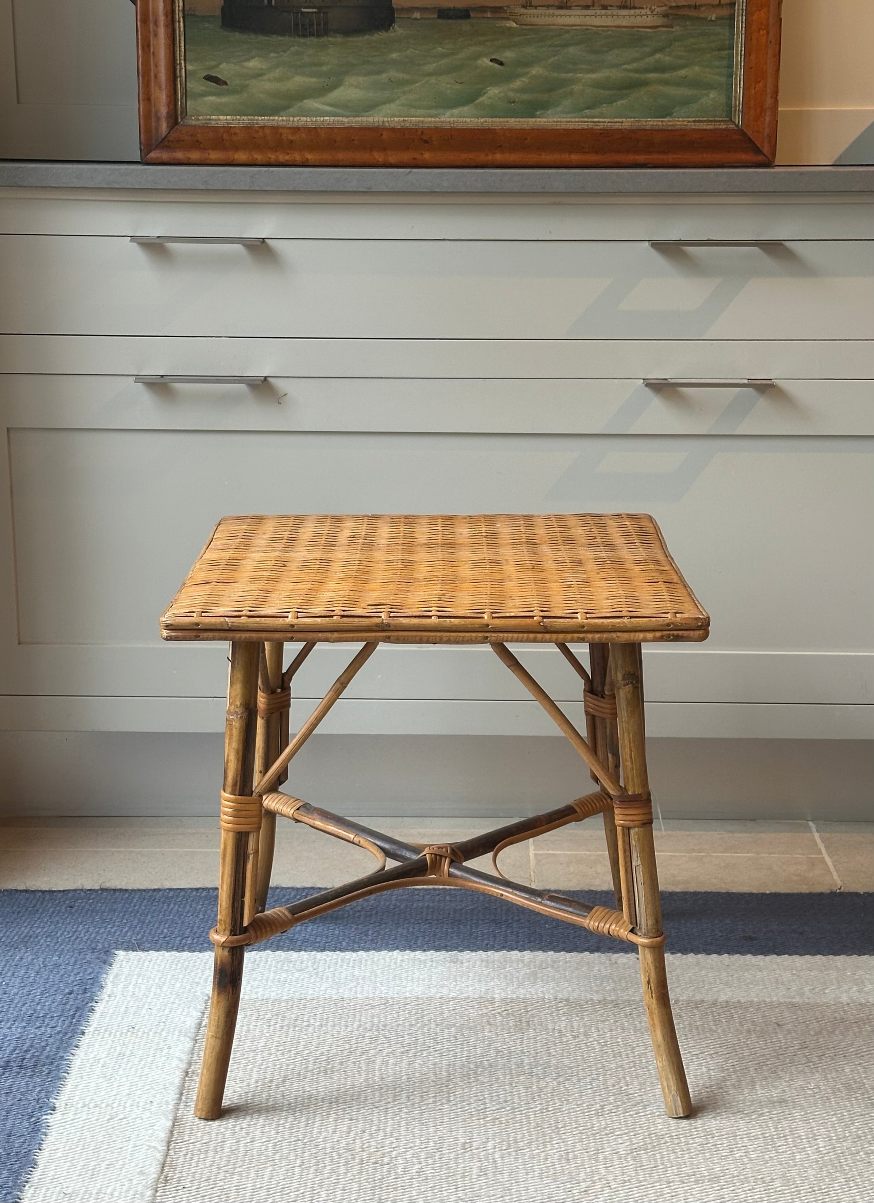 Bamboo Wicker Table