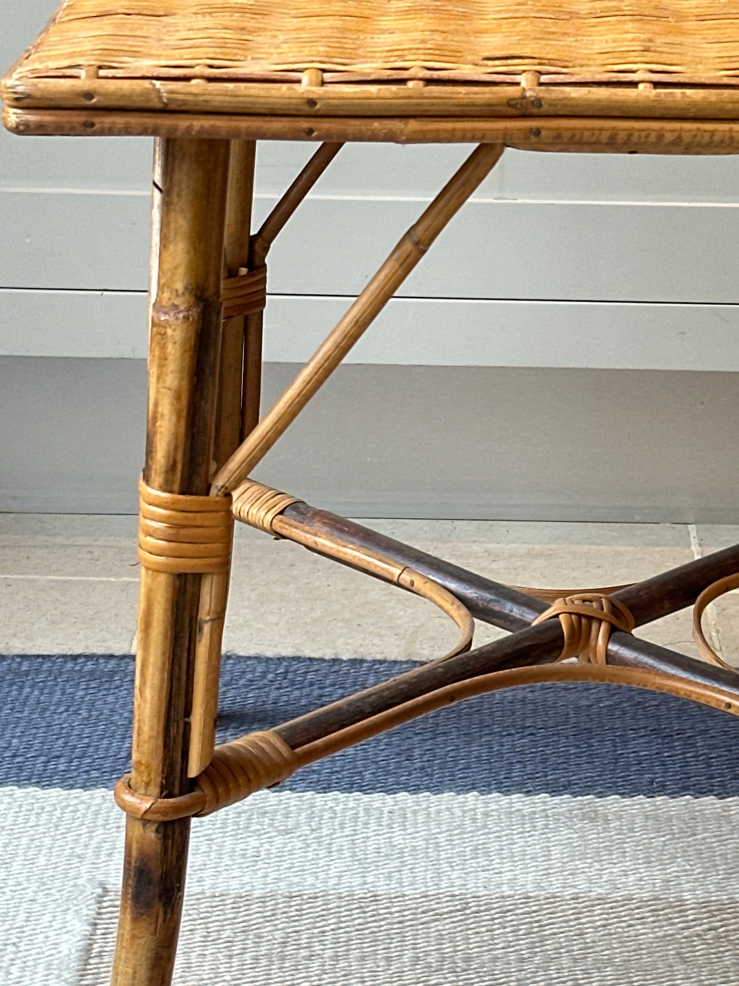 Bamboo Wicker Table
