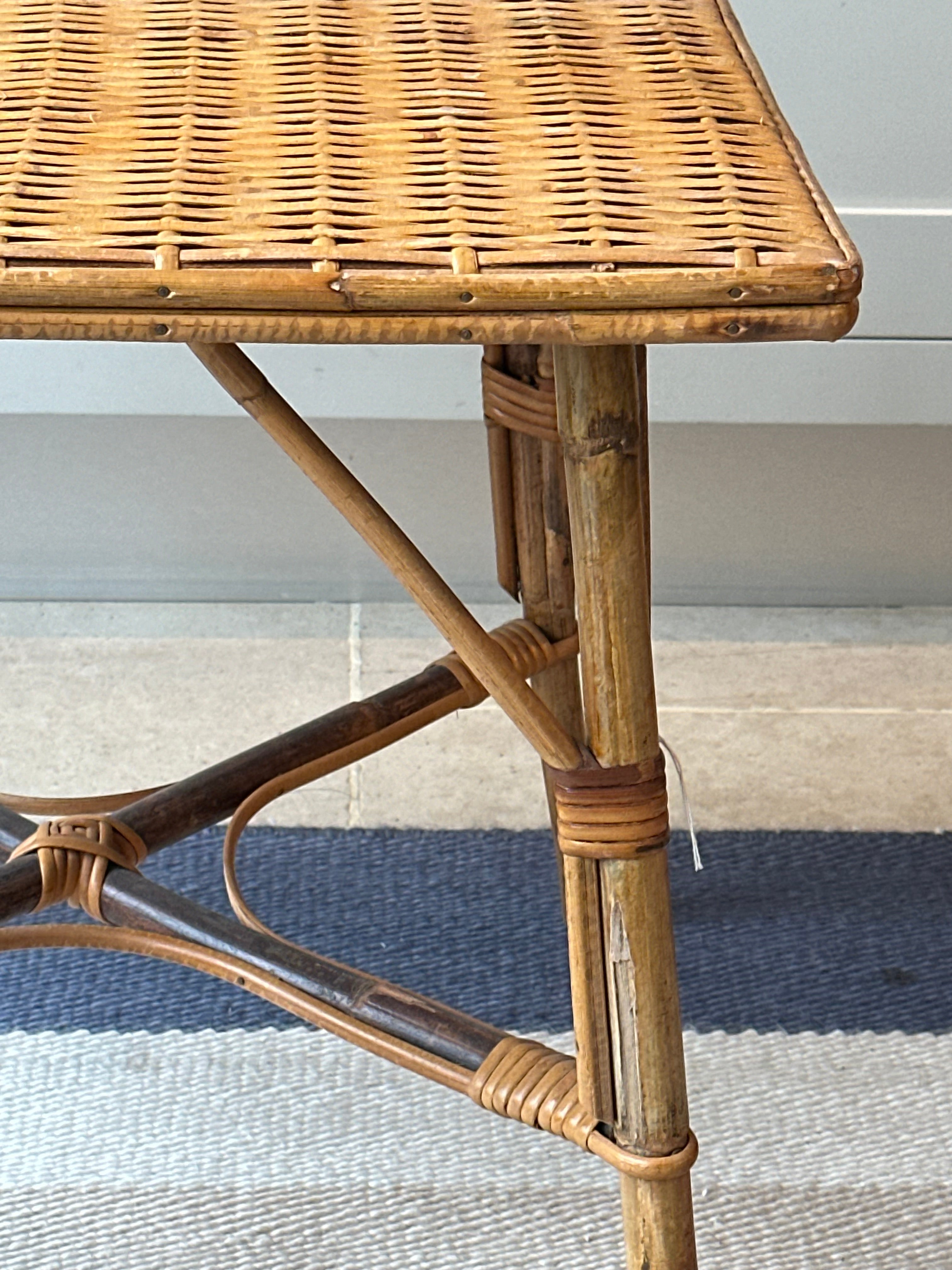Bamboo Wicker Table