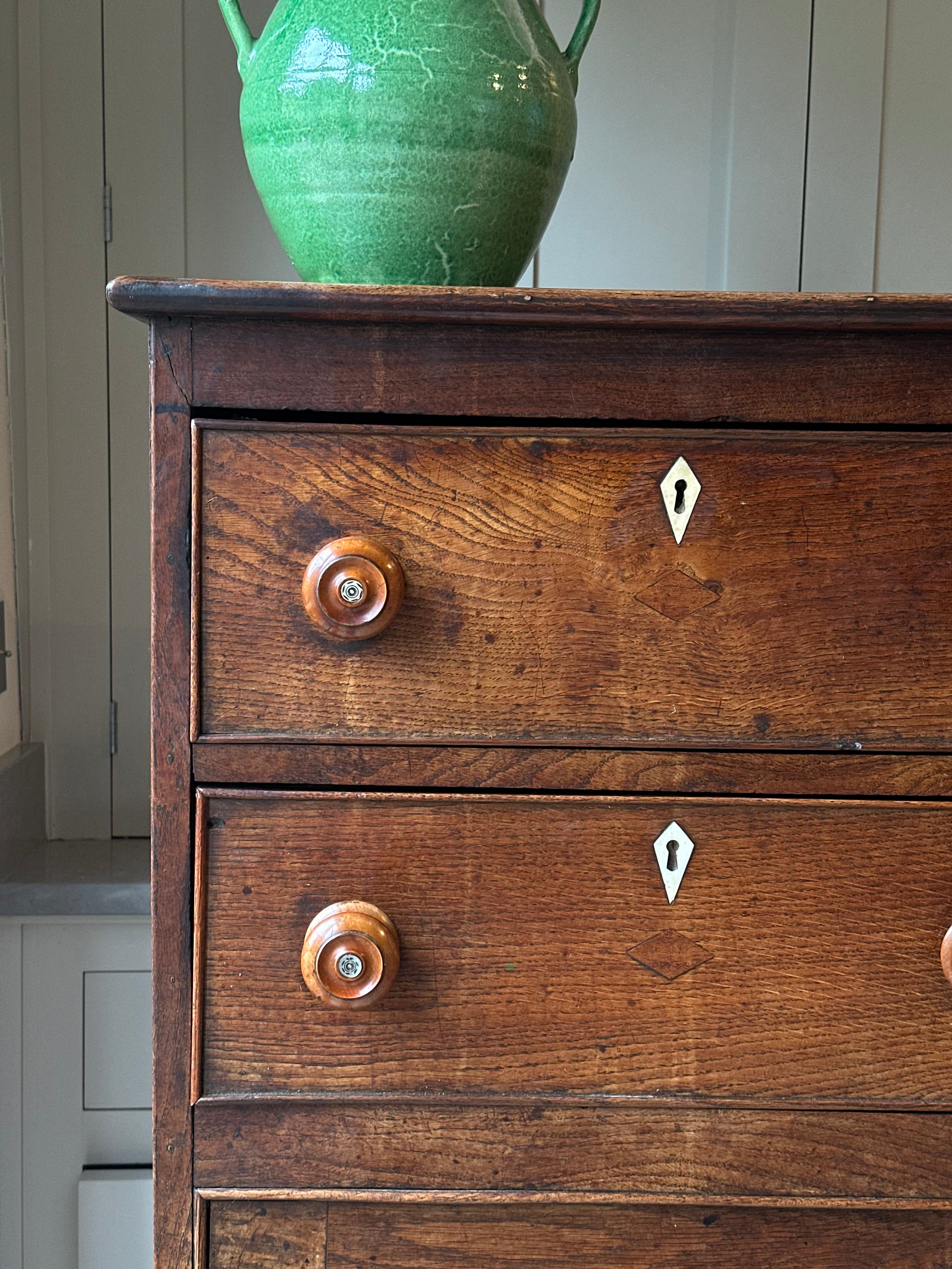 C18th Oak Welsh Food Cupboard
