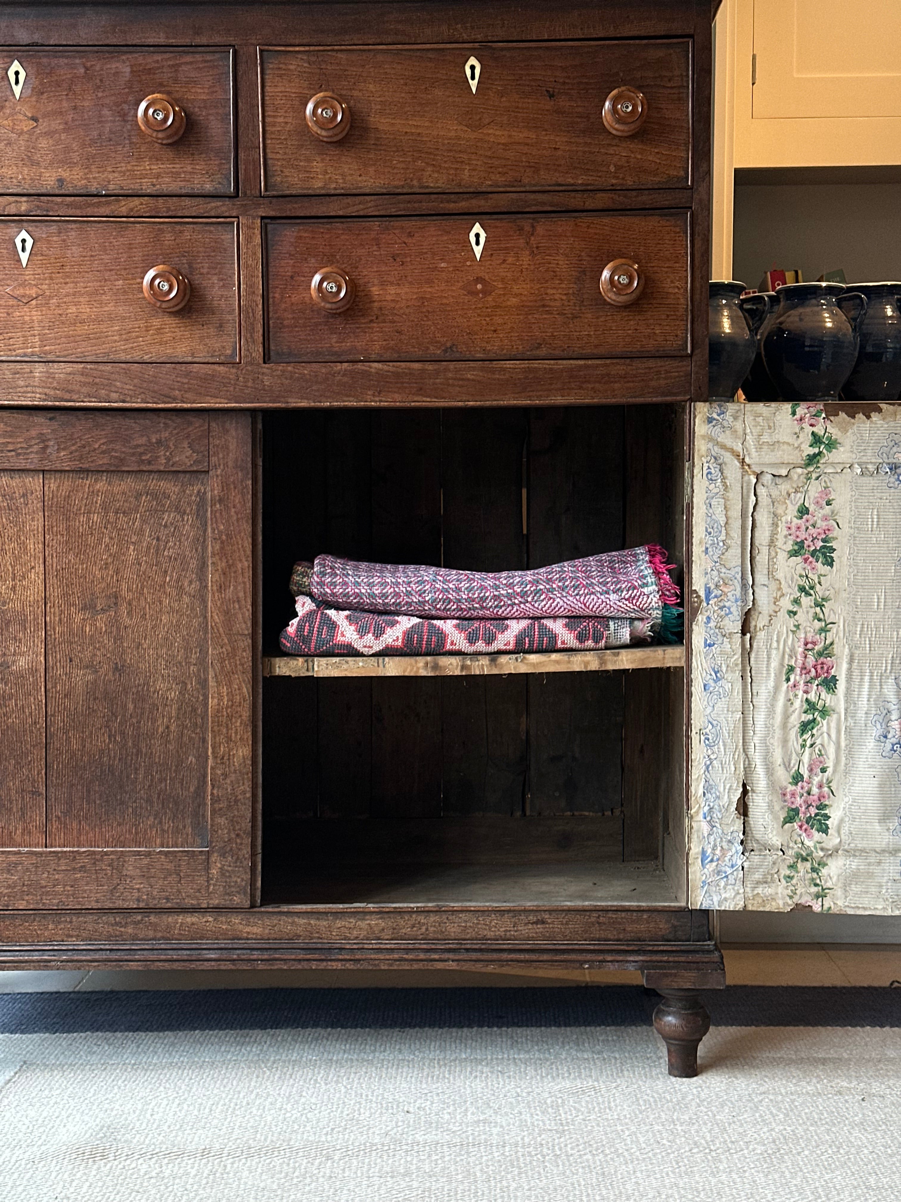 C18th Oak Welsh Food Cupboard
