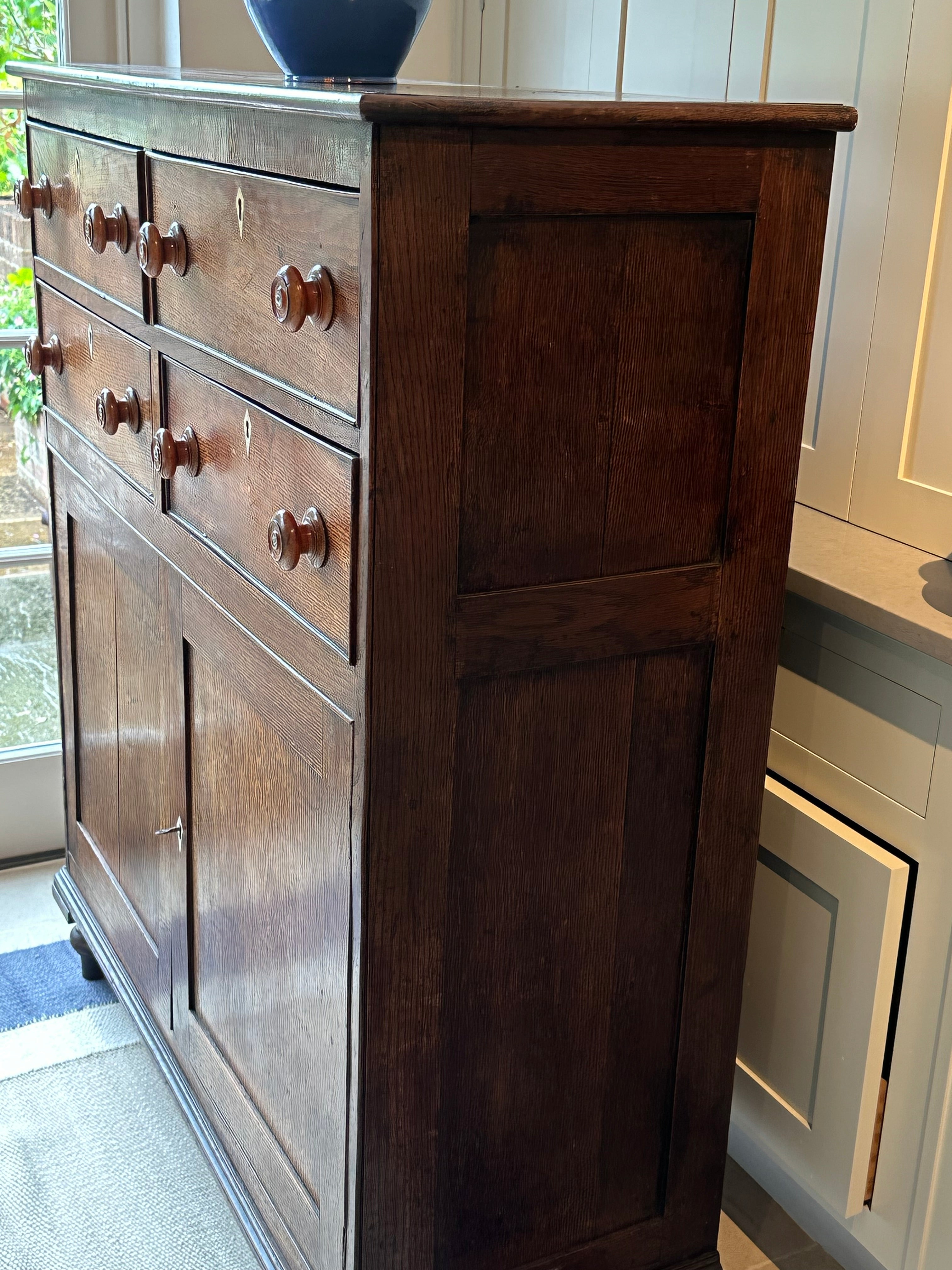 C18th Oak Welsh Food Cupboard