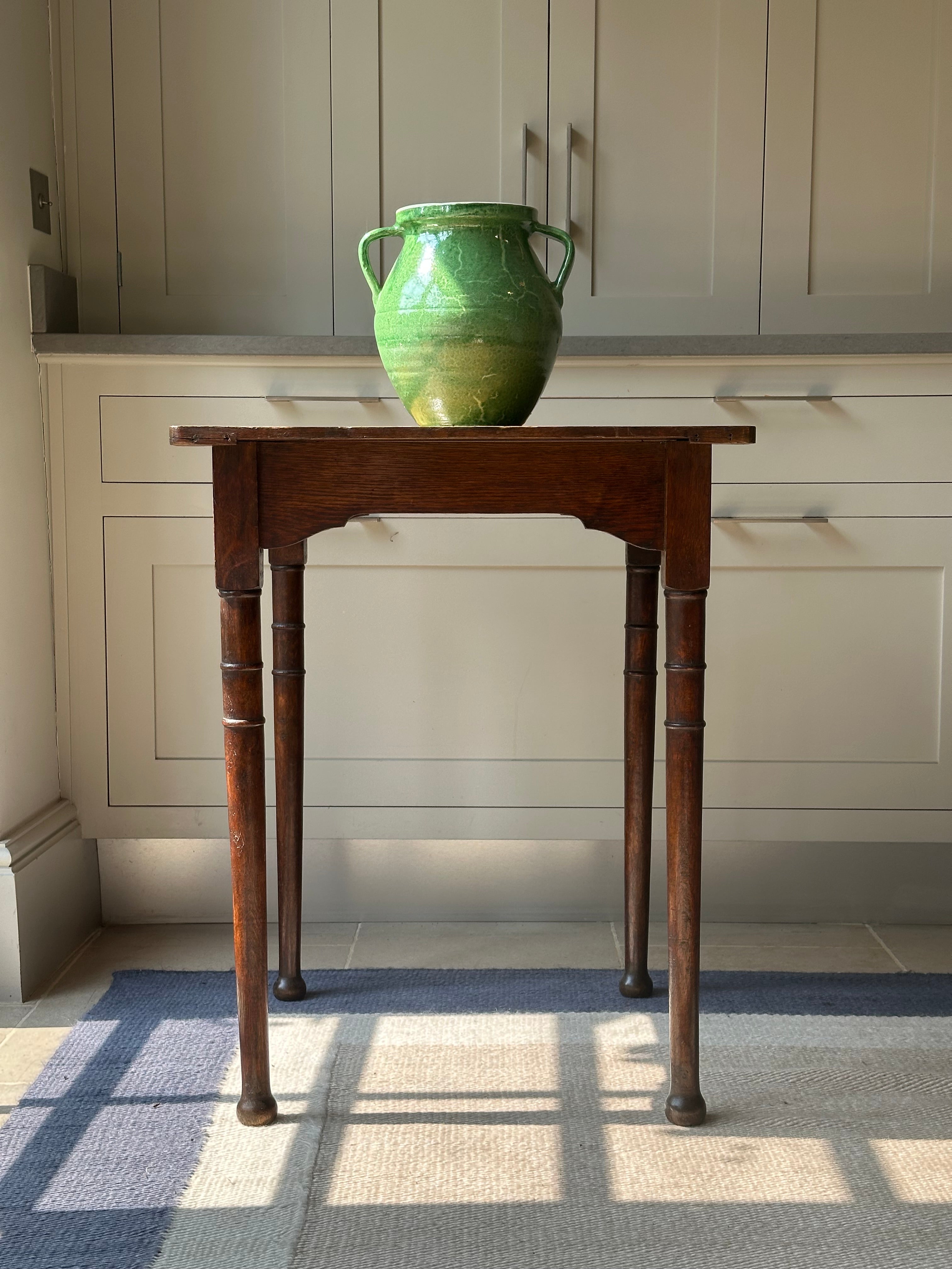 Oak Square Side Table