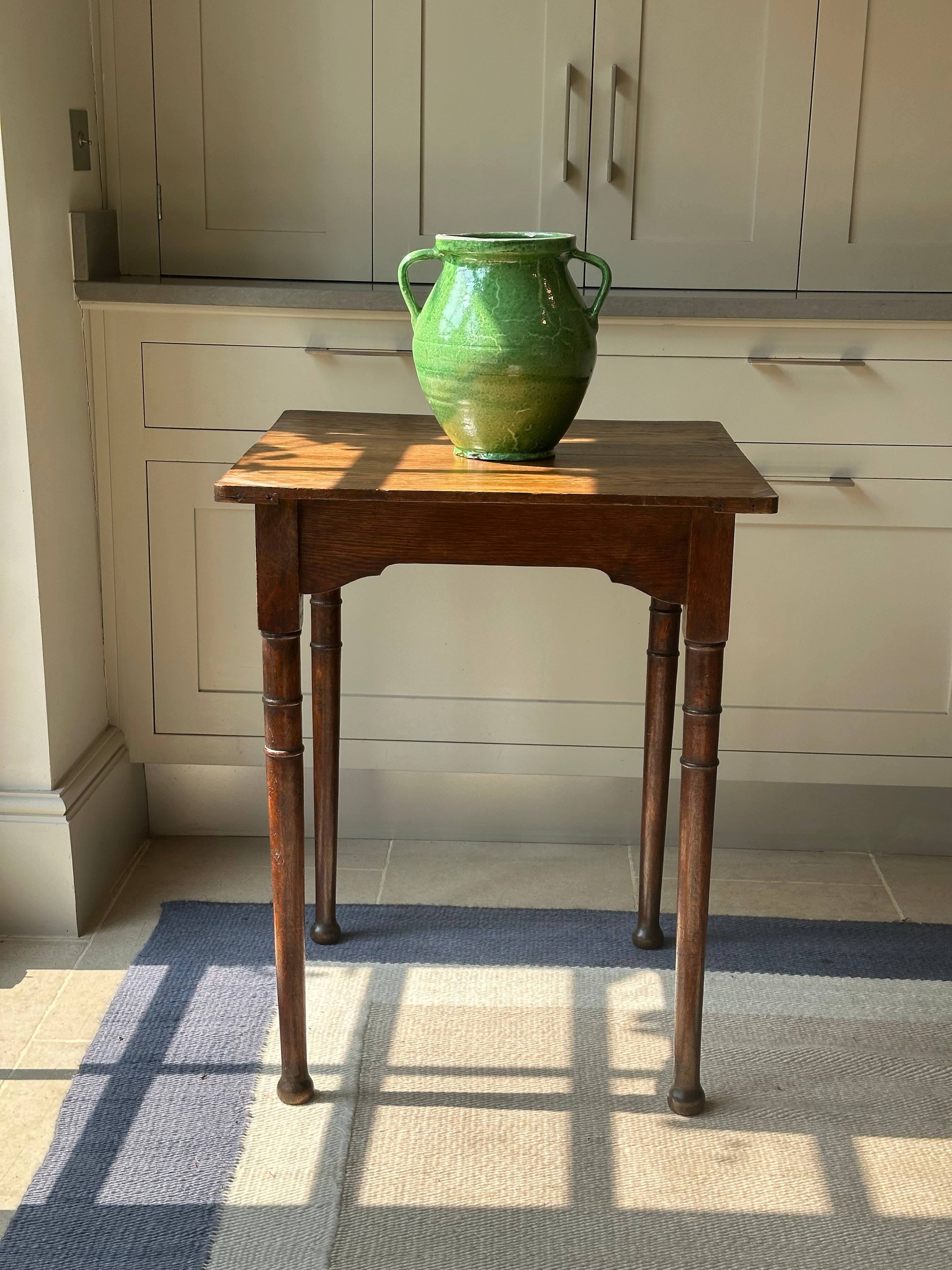 Oak Square Side Table