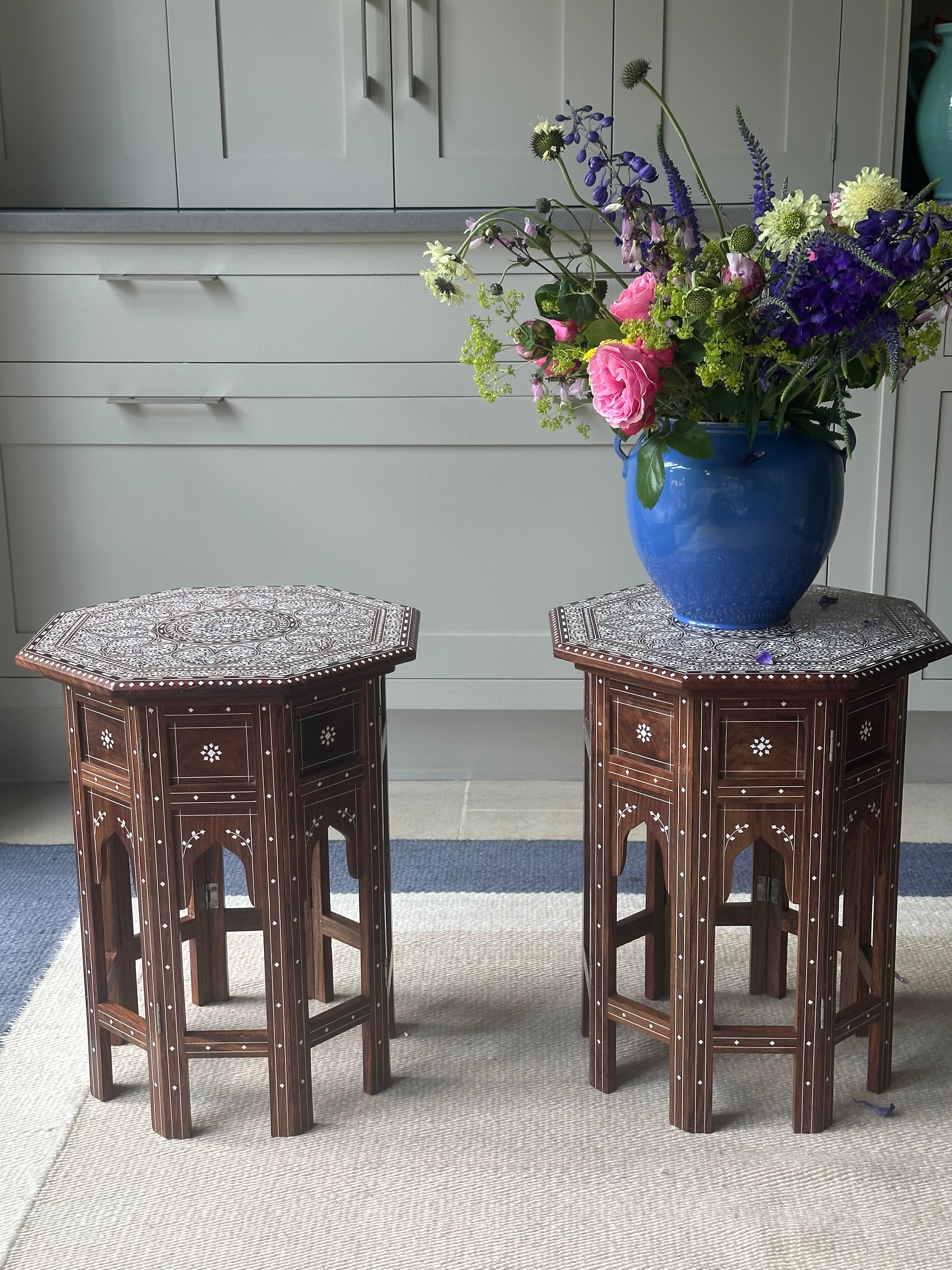 Pair of Indian Hoshiarpur Tables