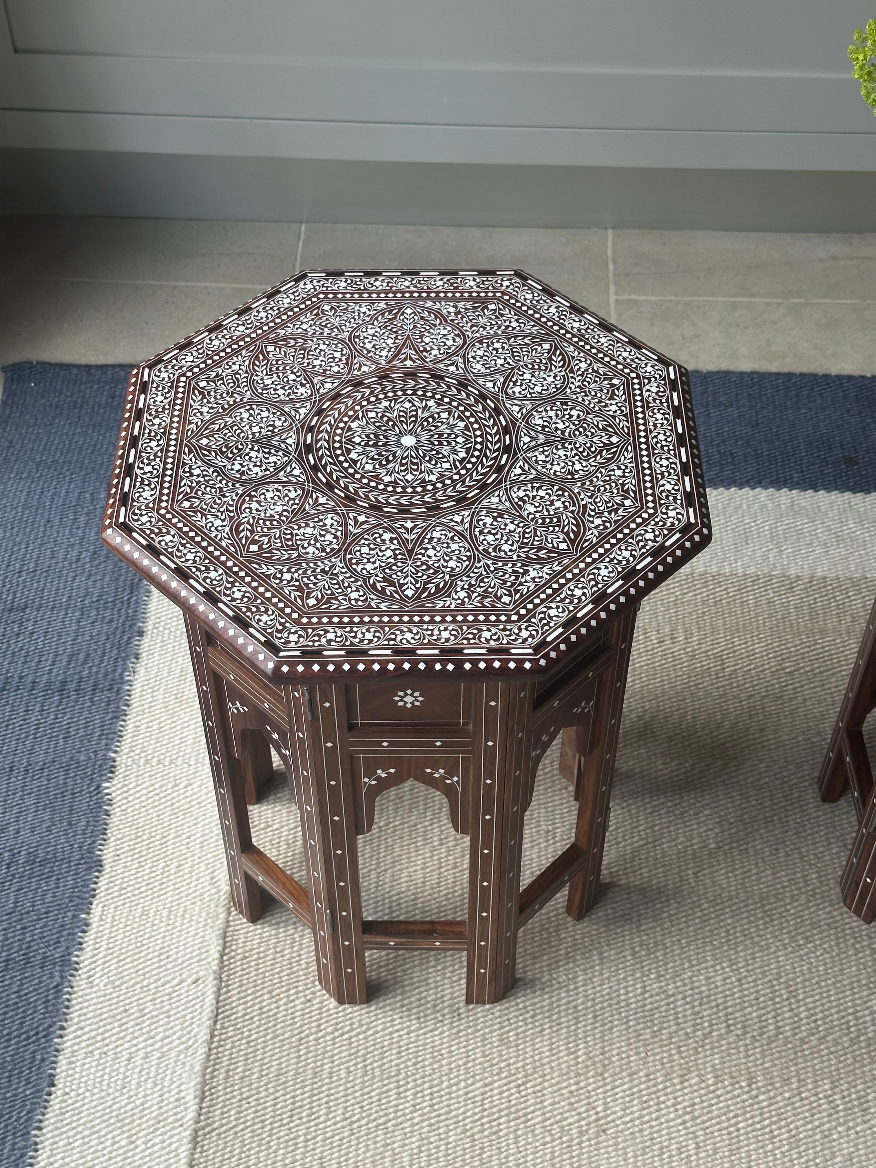 Pair of Indian Hoshiarpur Tables