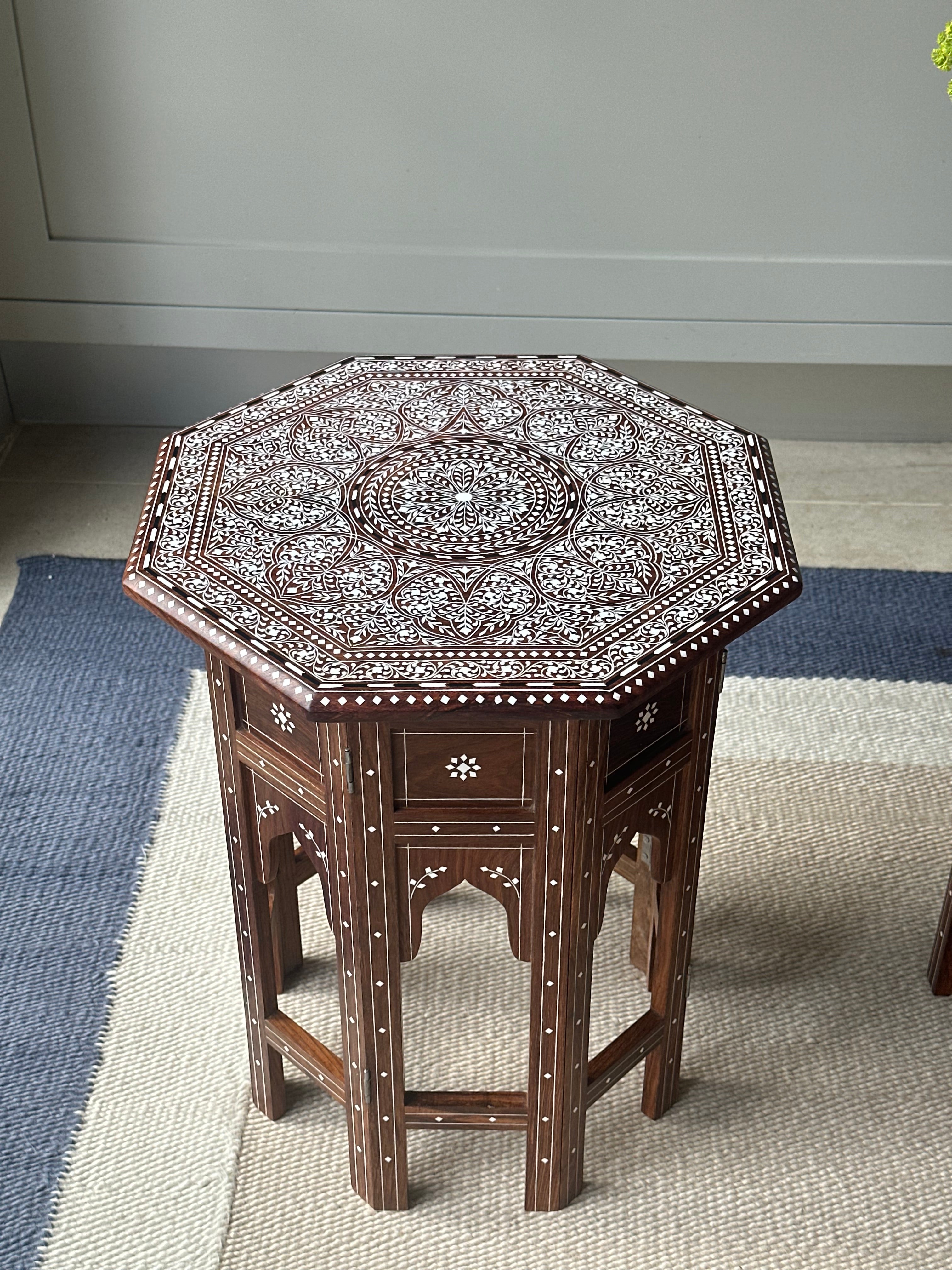 Pair of Indian Hoshiarpur Tables