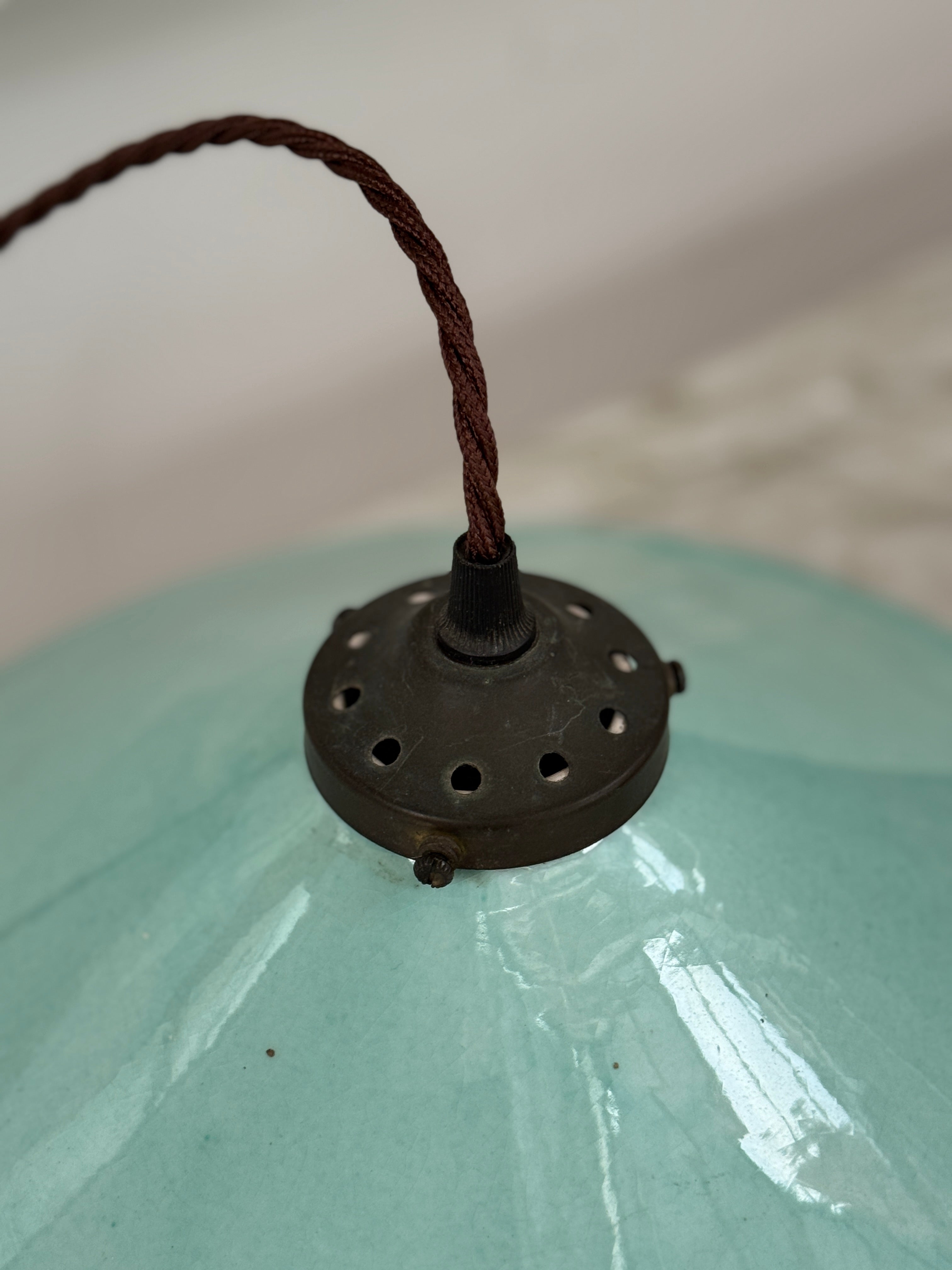 Ceramic Terre D'Hautaniboul Pendant Lamp - Turquoise