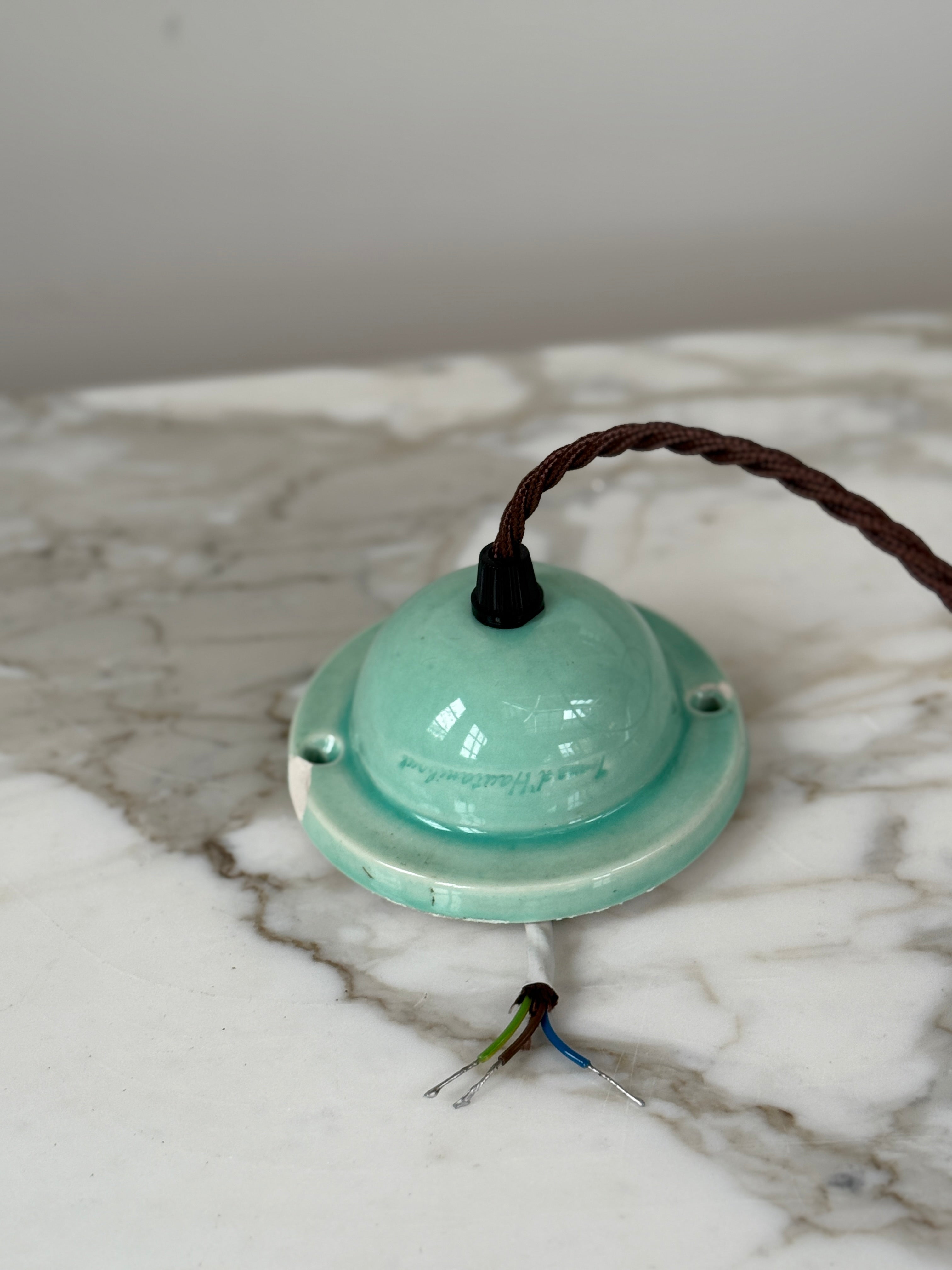 Ceramic Terre D'Hautaniboul Pendant Lamp - Turquoise