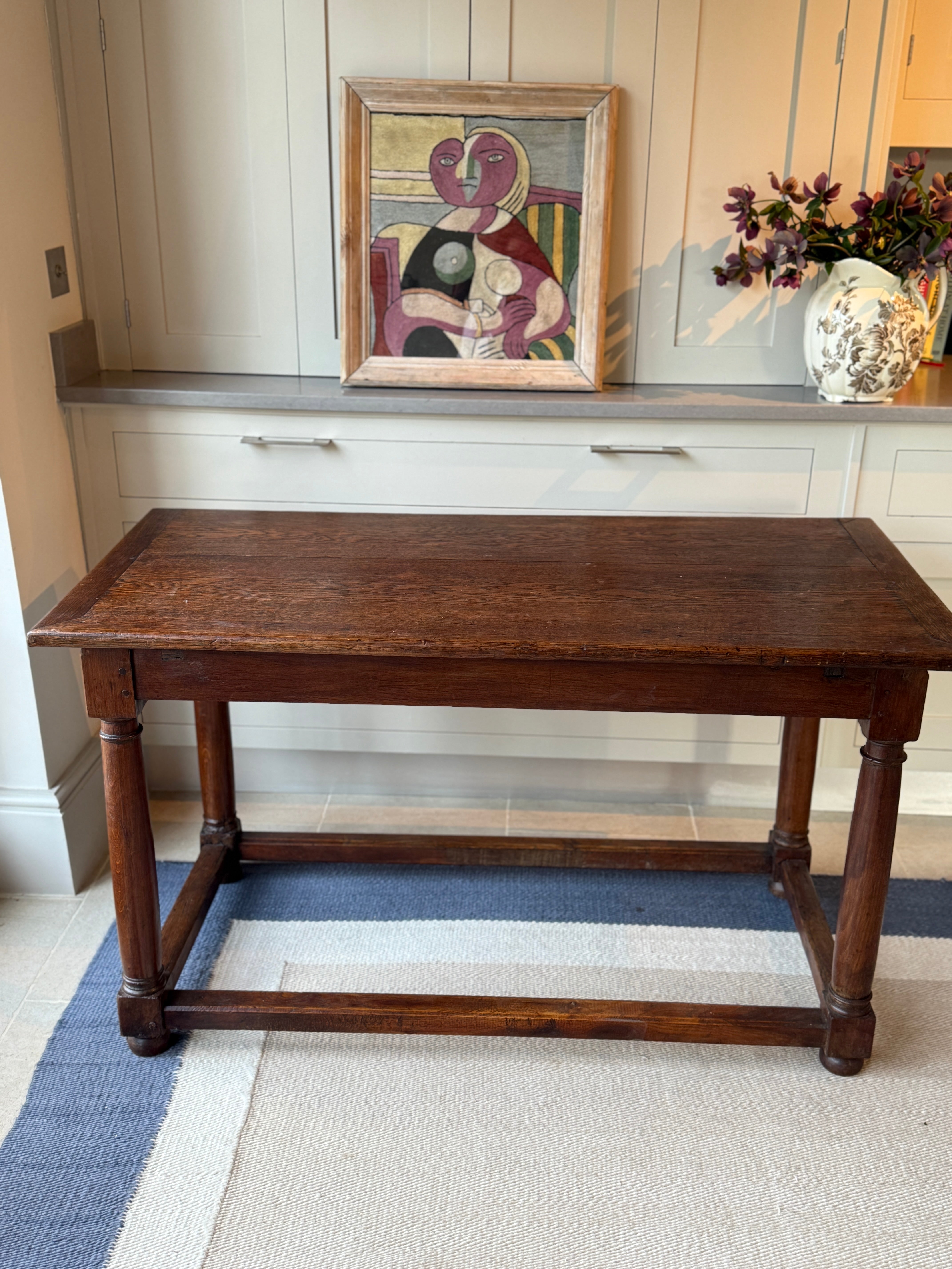 Oak Console Table