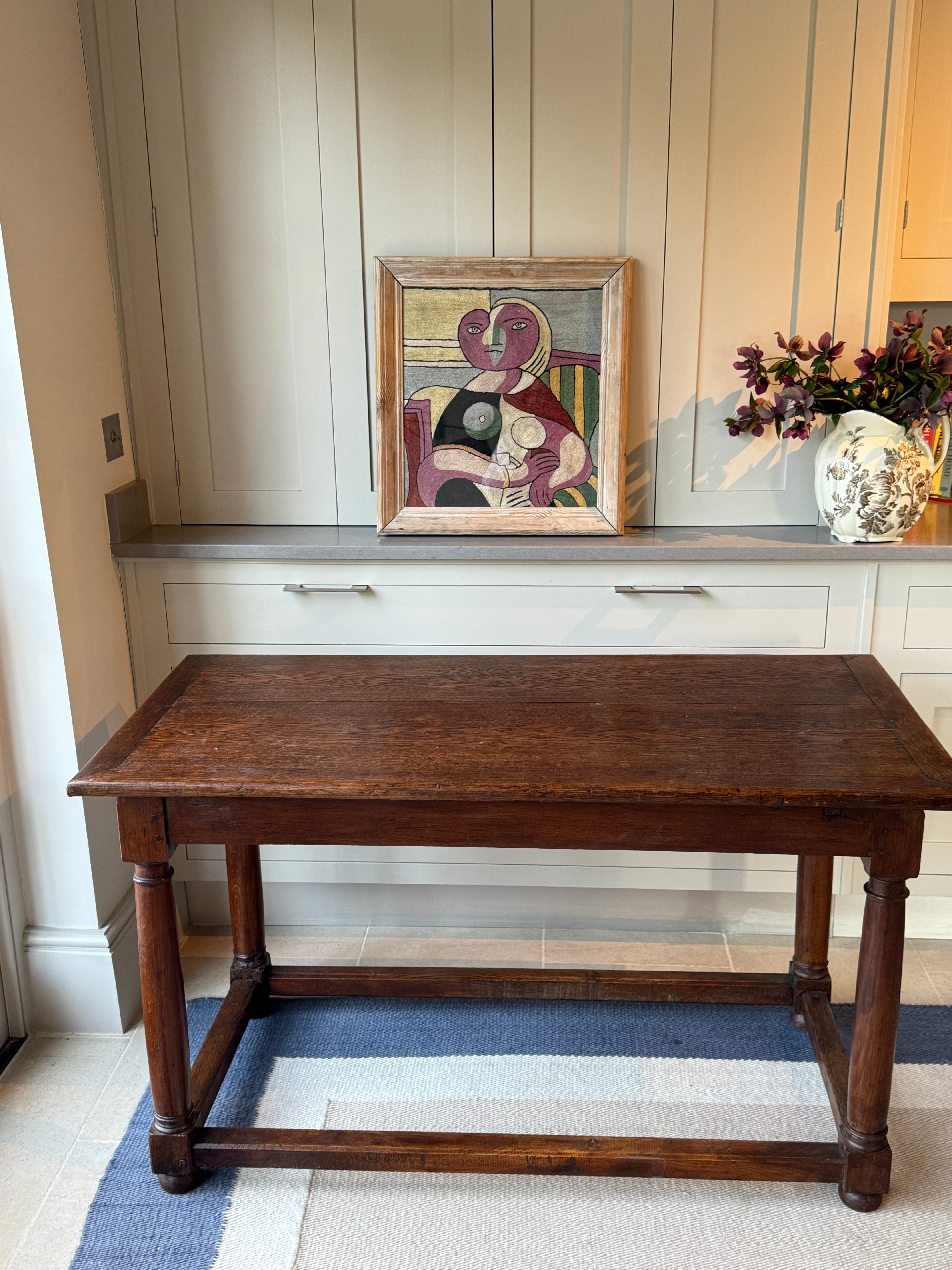 Oak Console Table