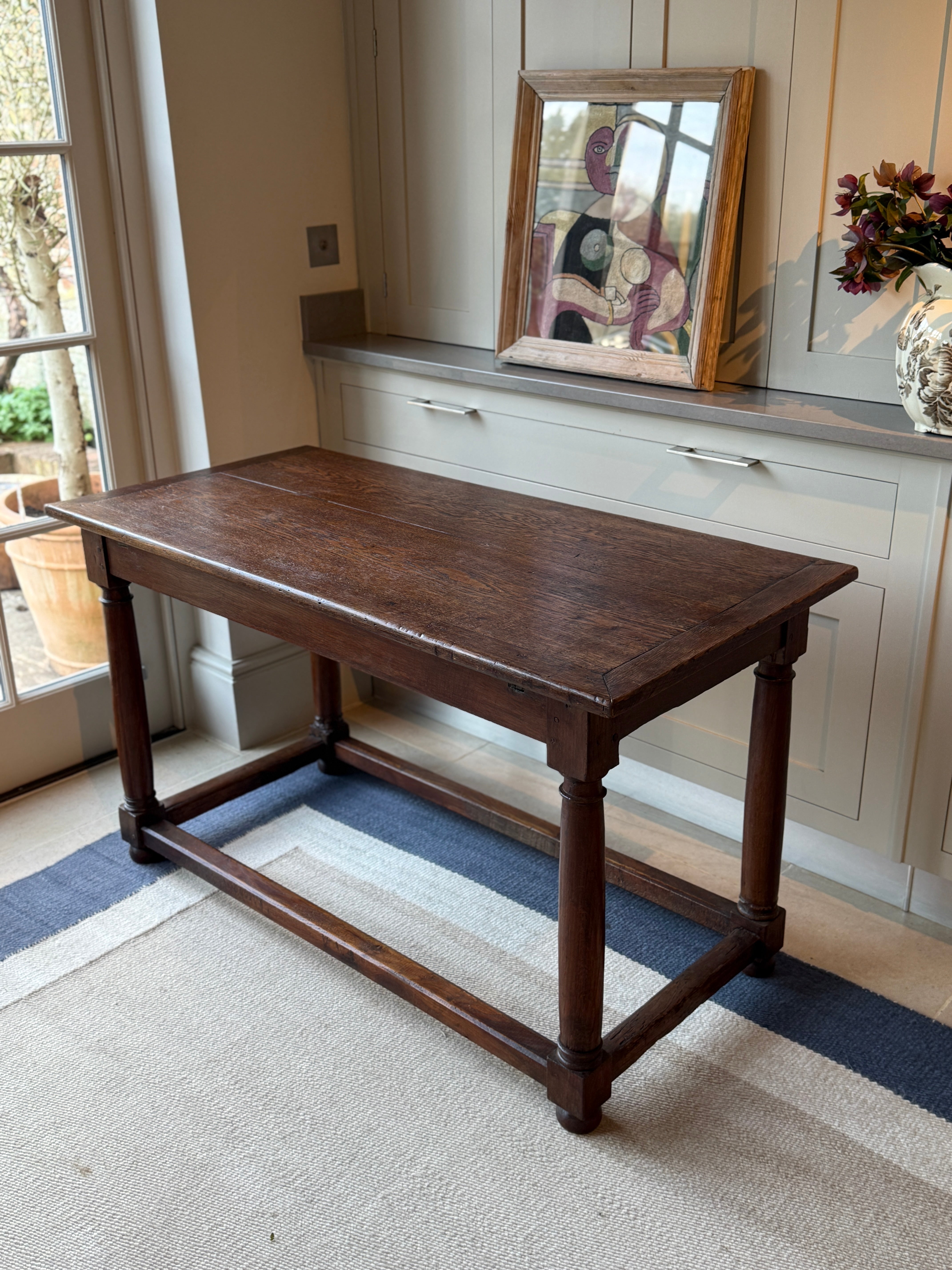 Oak Console Table